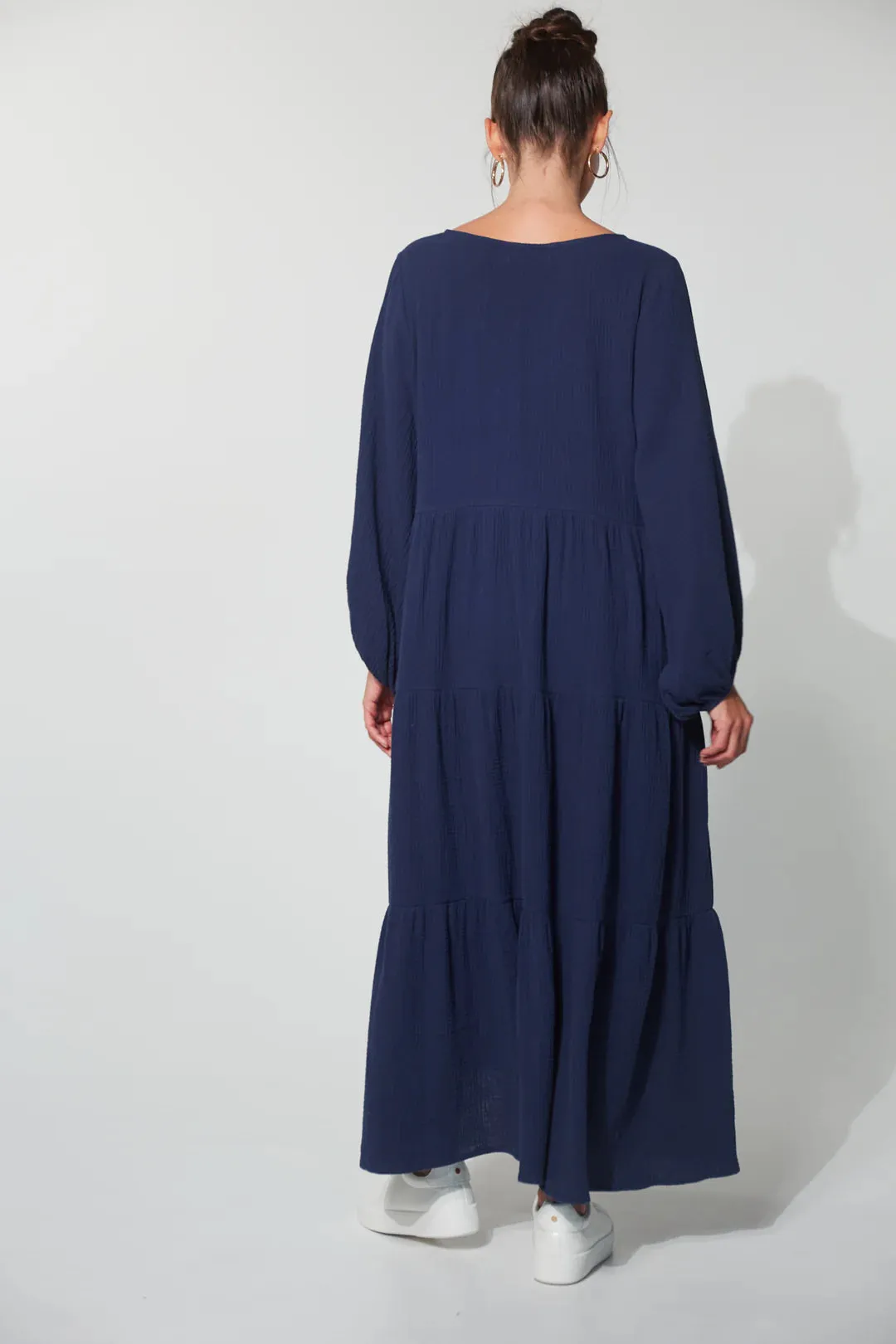 HAVEN Skye Maxi Dress MIDNIGHT