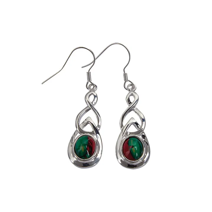 Heathergems Celtic Drop Earrings (HE15)