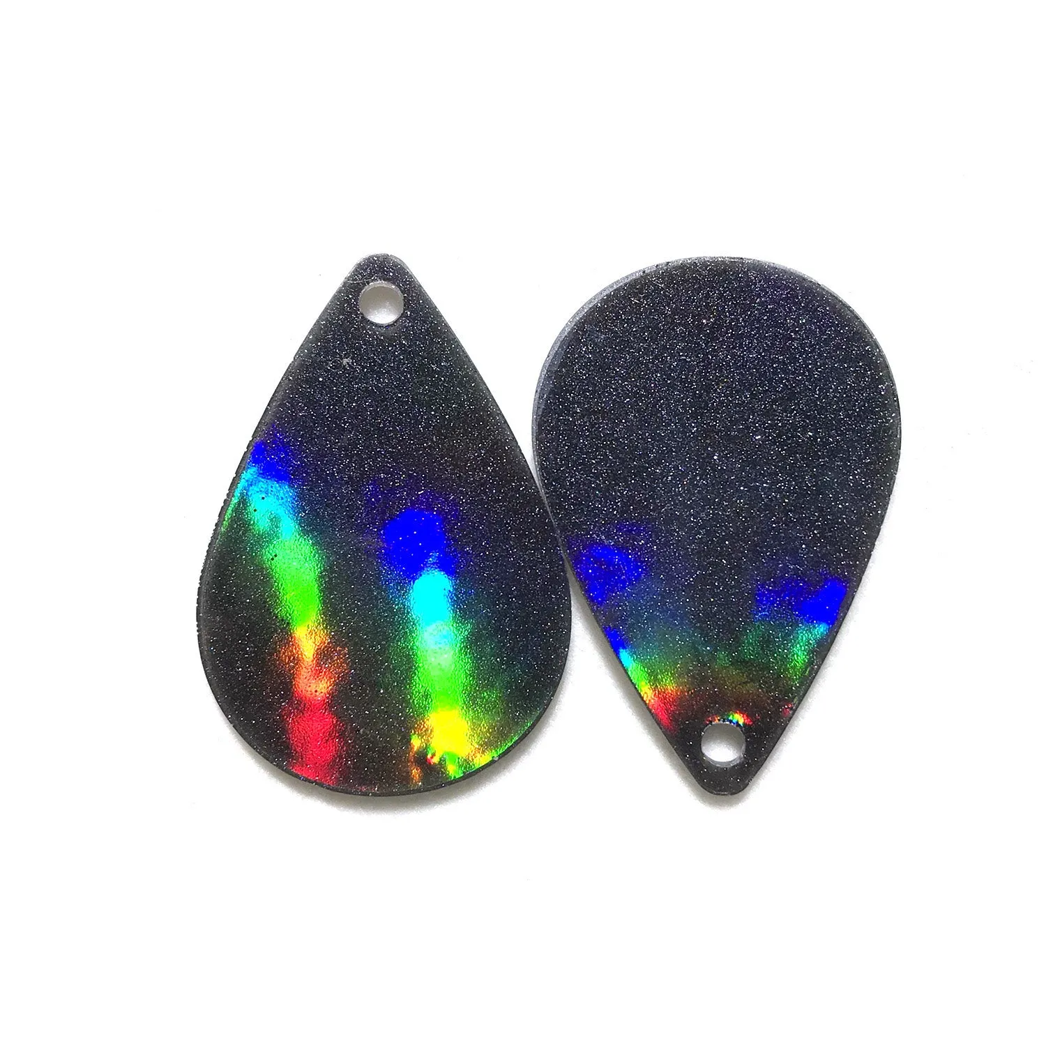 Holographic Light & Shadow drop Mini Moulds Silicone Resin Earring Moulds DIY Resin Stud Earrings Trial Size Makes 1 x Pair