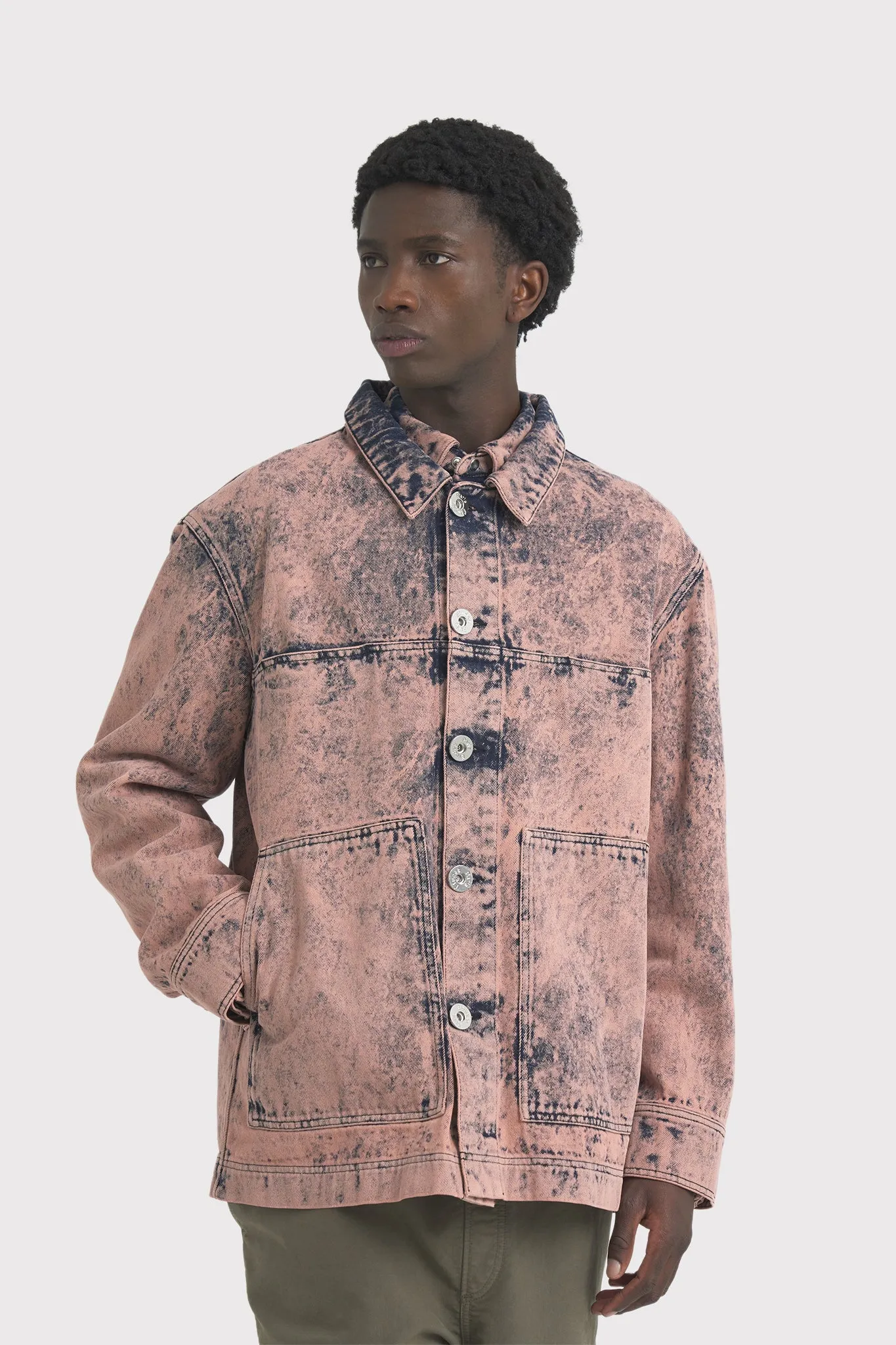 HOPPER DENIM OVERDYED PINK