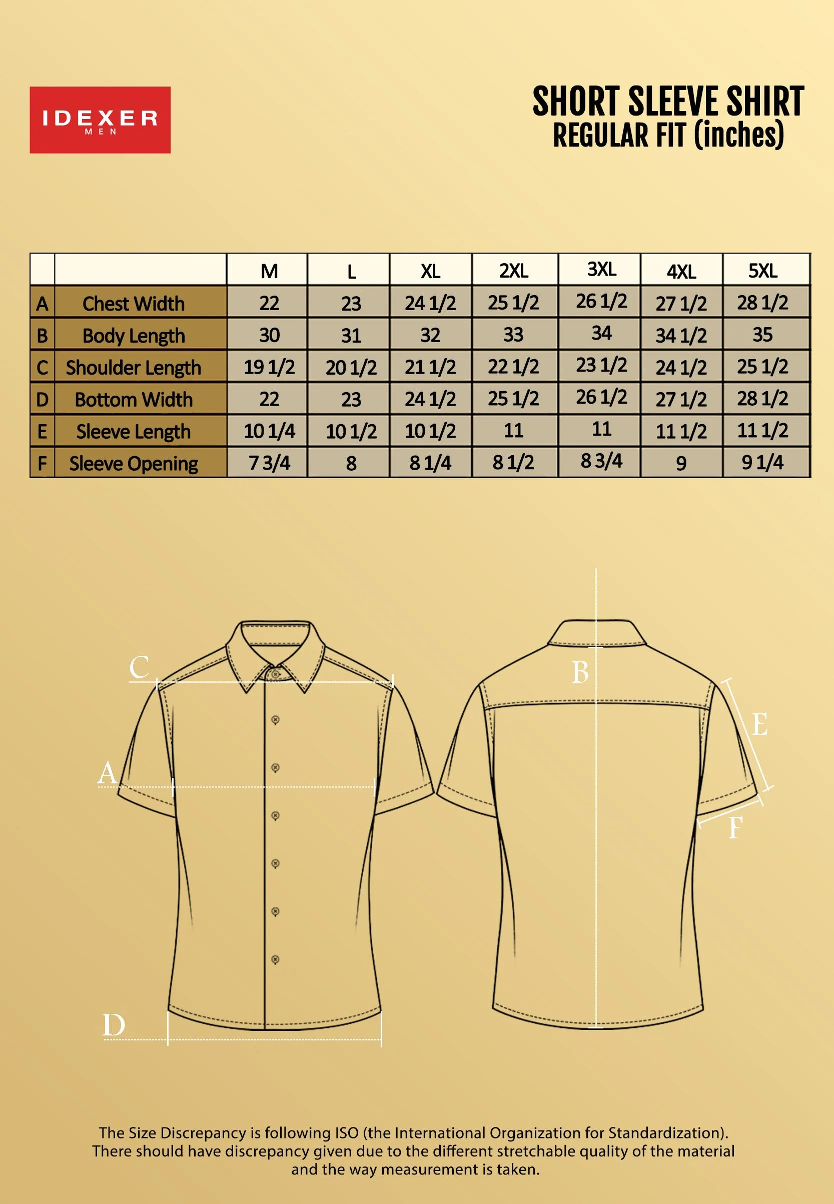 IDEXER SHORT SLEEVE SHIRT [REGULAR FIT] ID0281