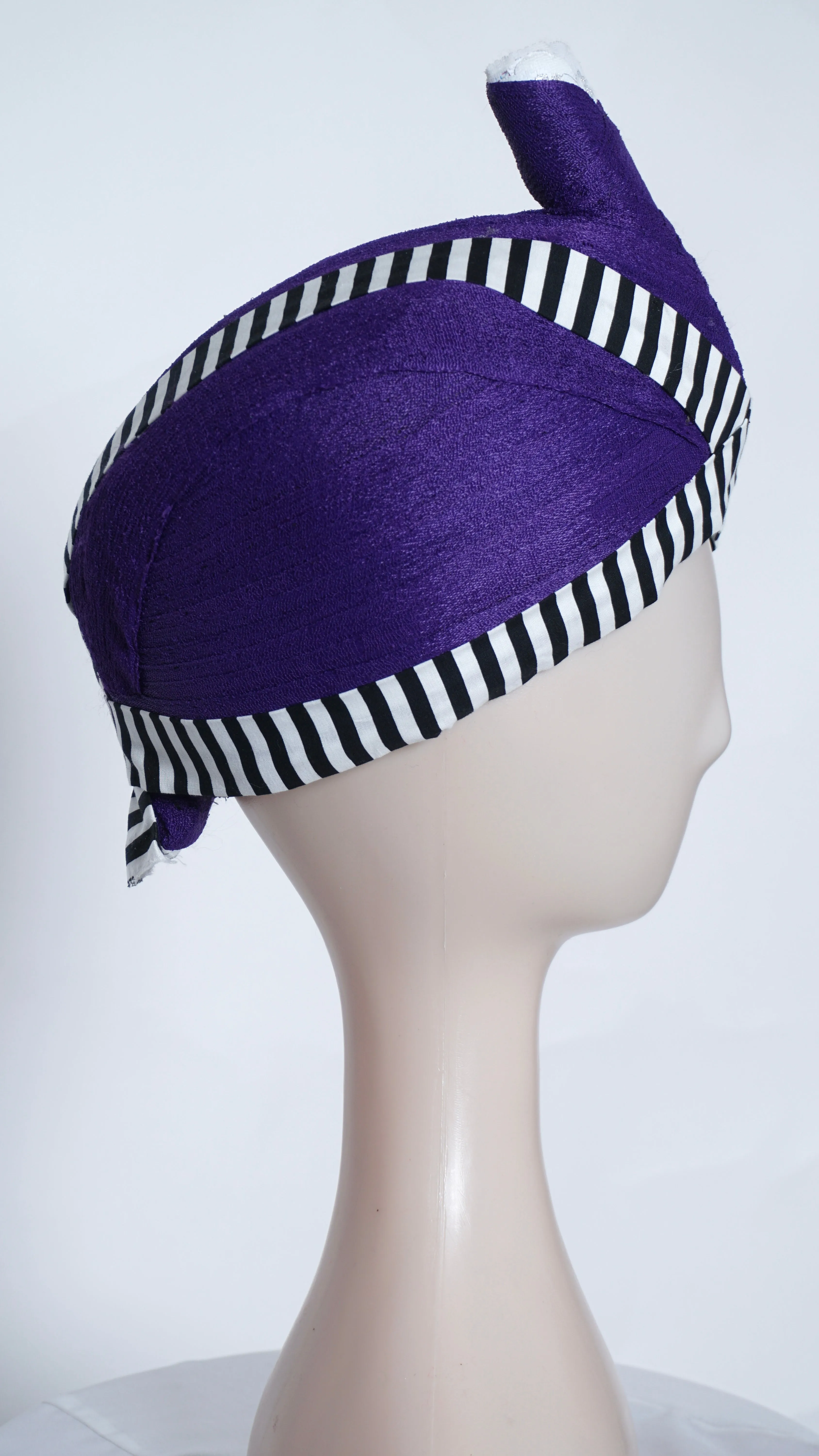 Indigo Purple Phuam Txoom Suab Hat