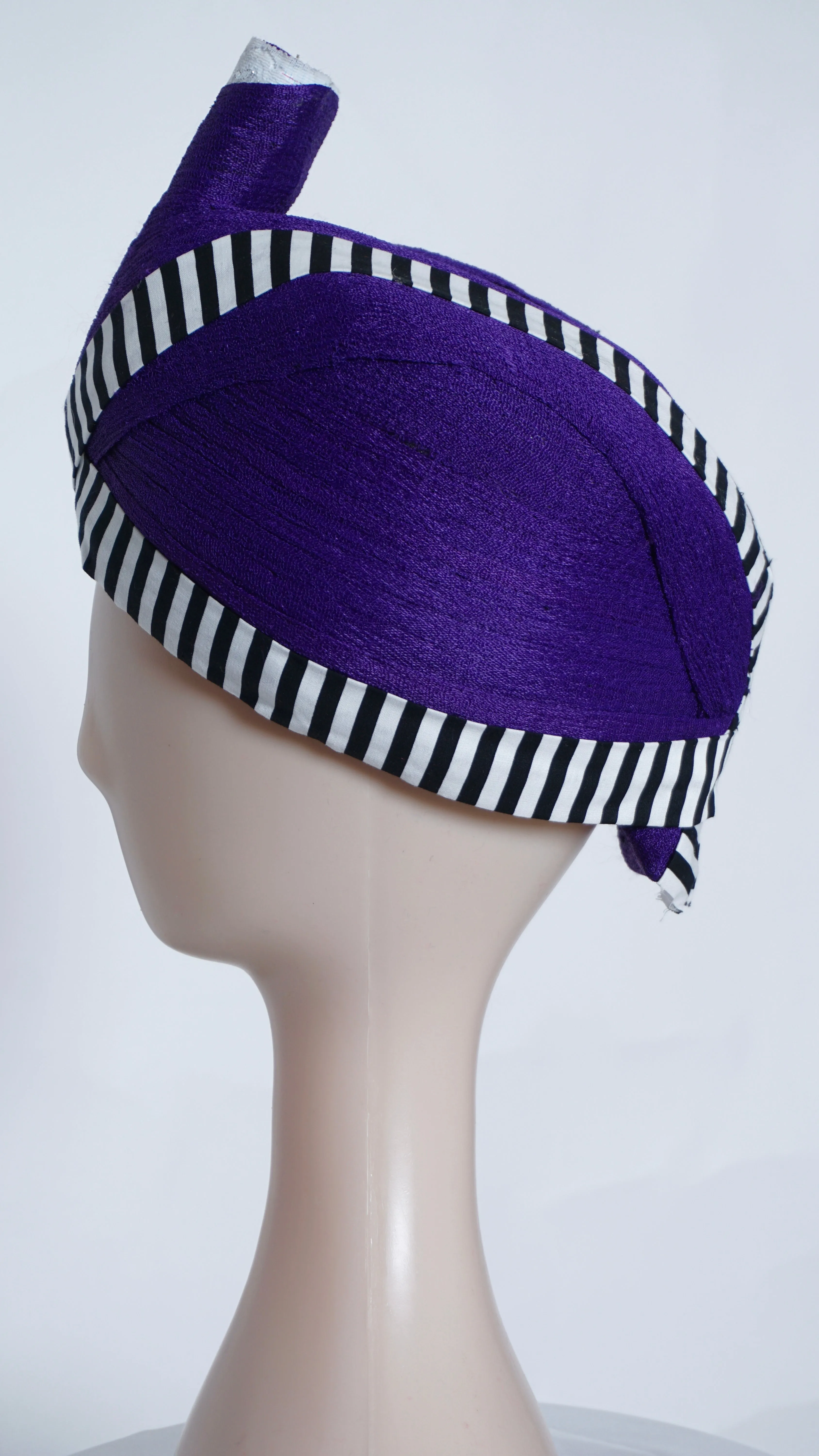 Indigo Purple Phuam Txoom Suab Hat