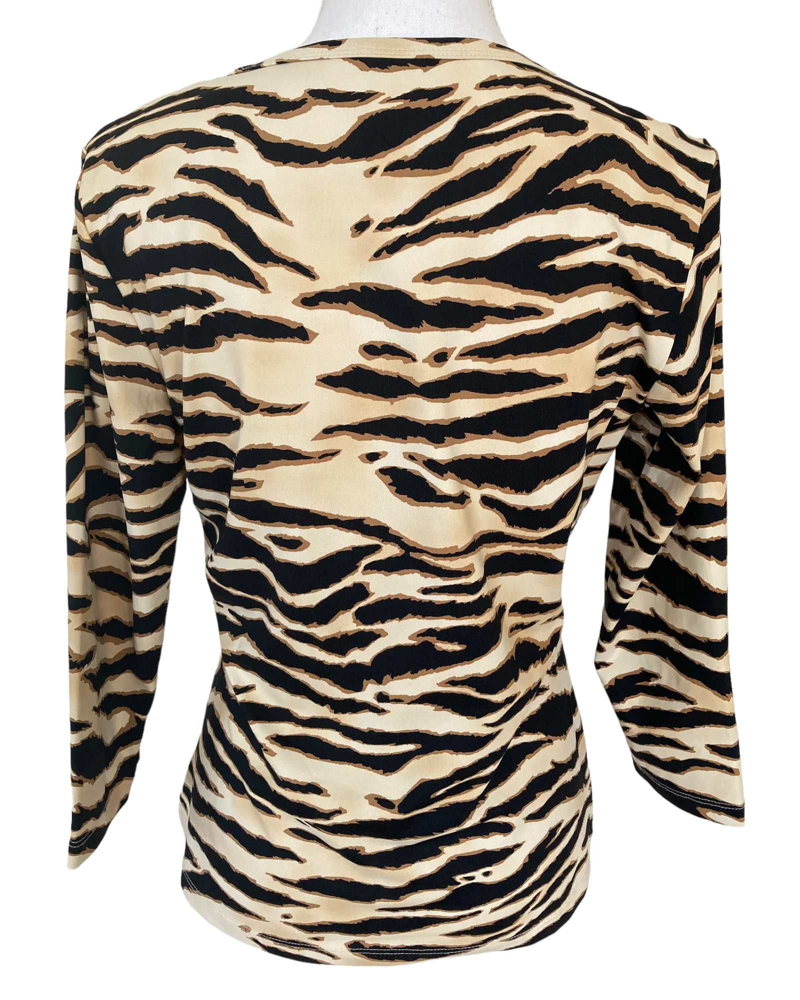 J. McLaughlin Animal Print Top, M