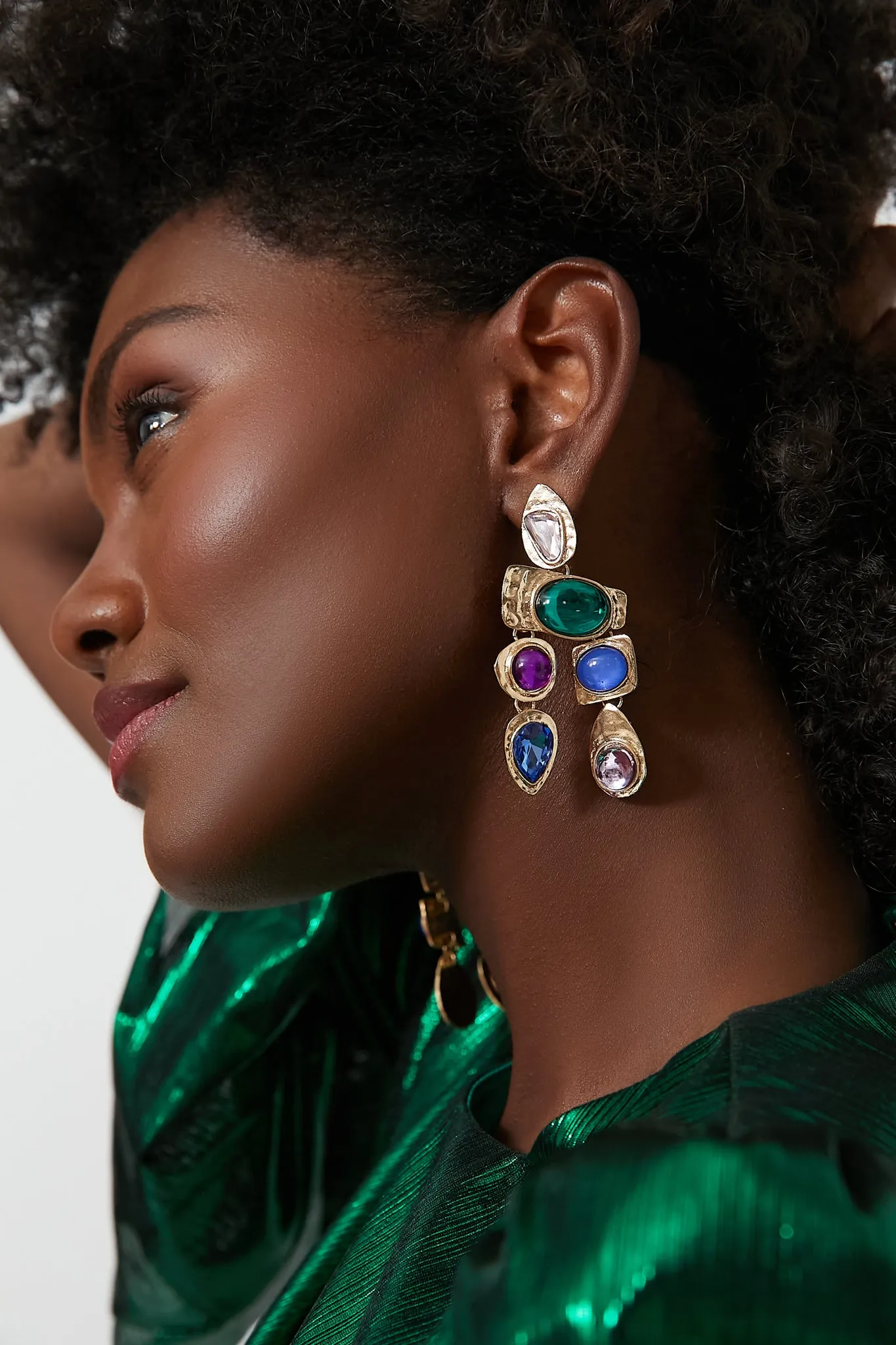 Jewel Multi Stone Earrings