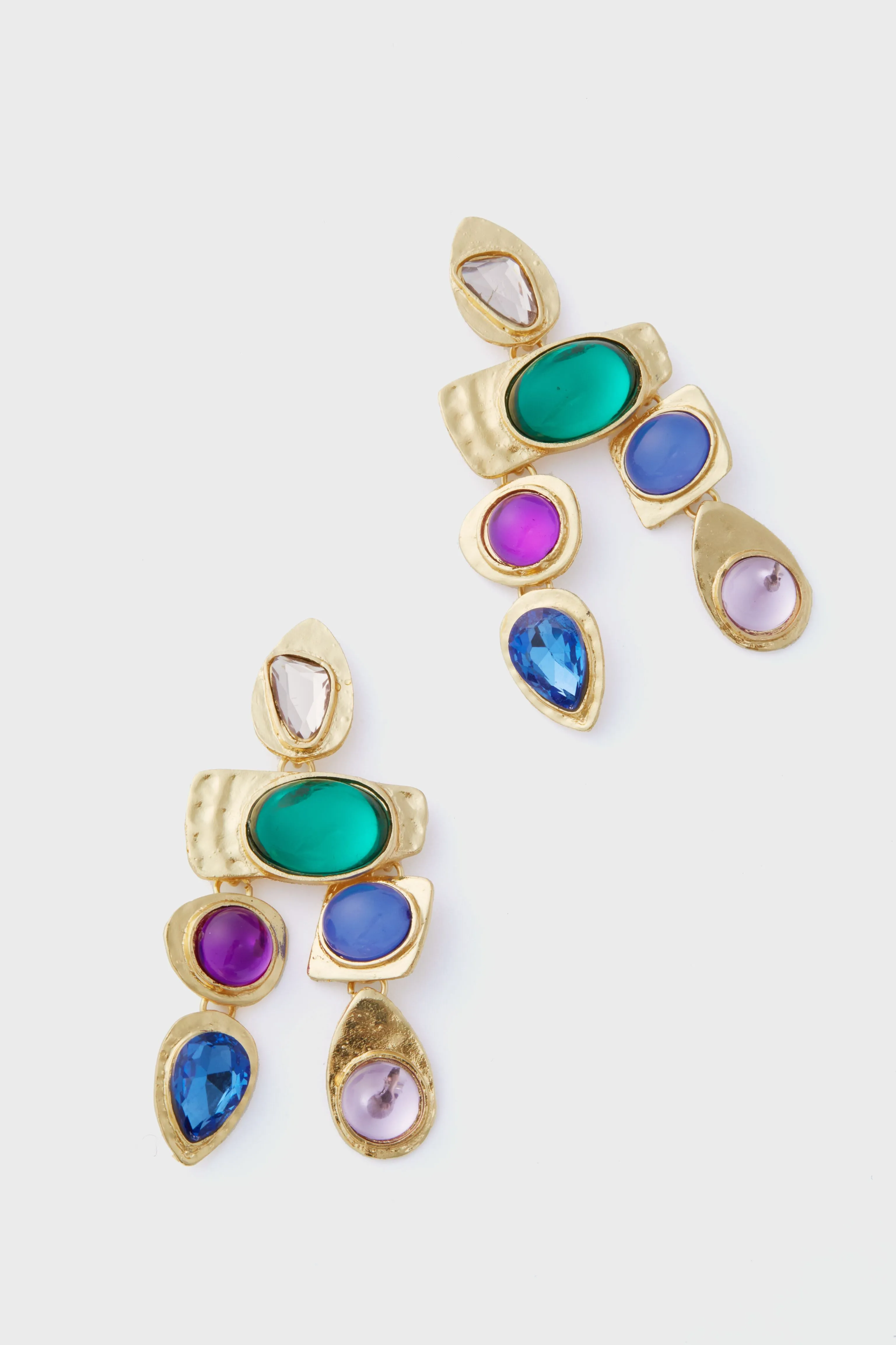 Jewel Multi Stone Earrings