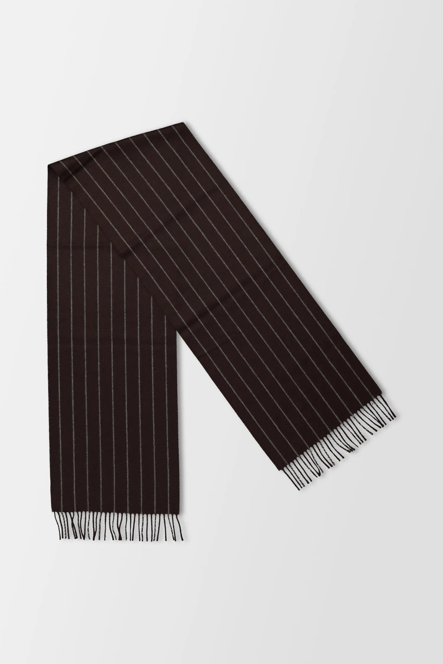 Joshua Ellis Dark Brown Scarf