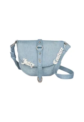 JUICY COUTURE Lotus Small Borsa Donna Denim Blue BEJQT5473WD1200