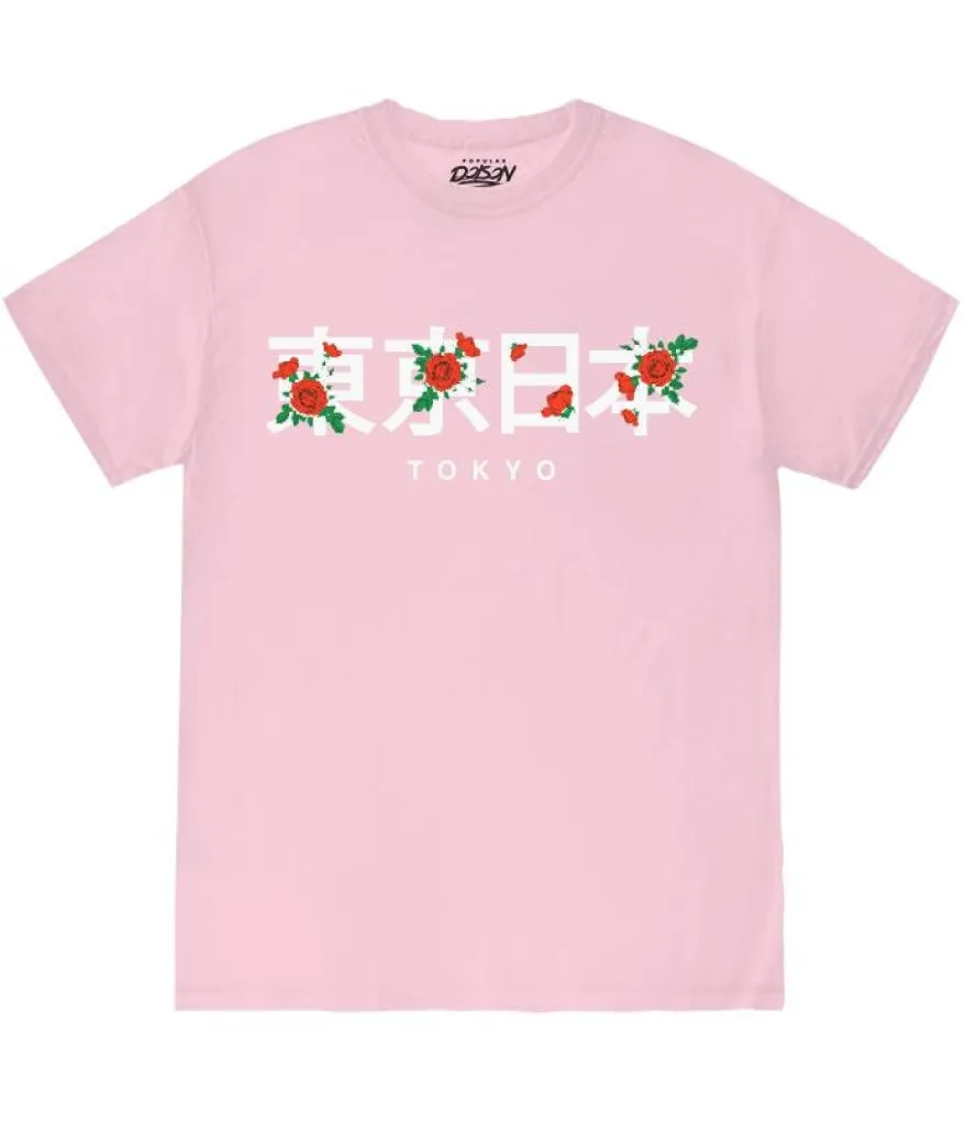 KANJI ROSE OVERLAY TEE