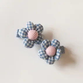 Kit & Kate Fleur Children's Hair Clips - Blue