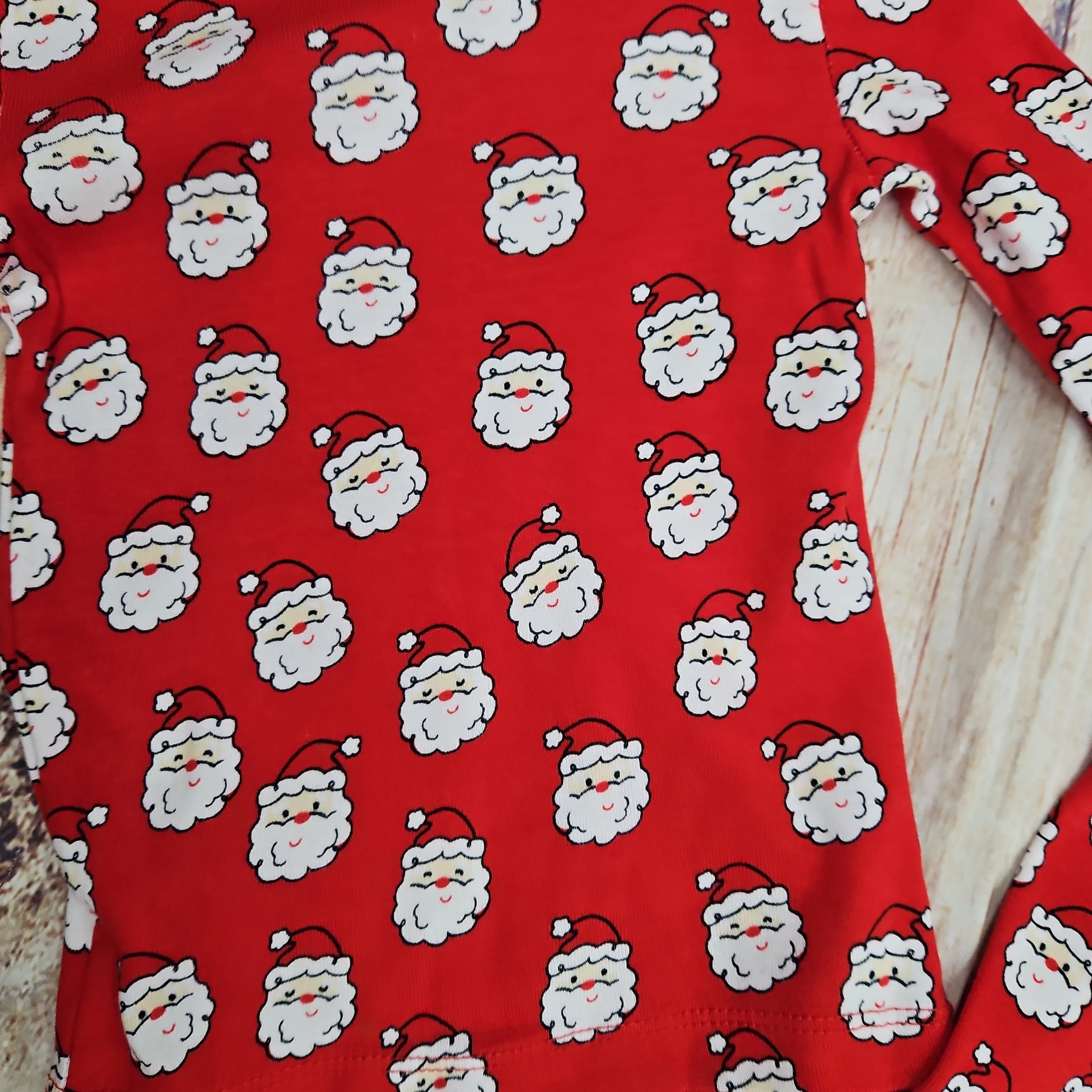 LITTLE ME SANTA 2 PC PJ SET