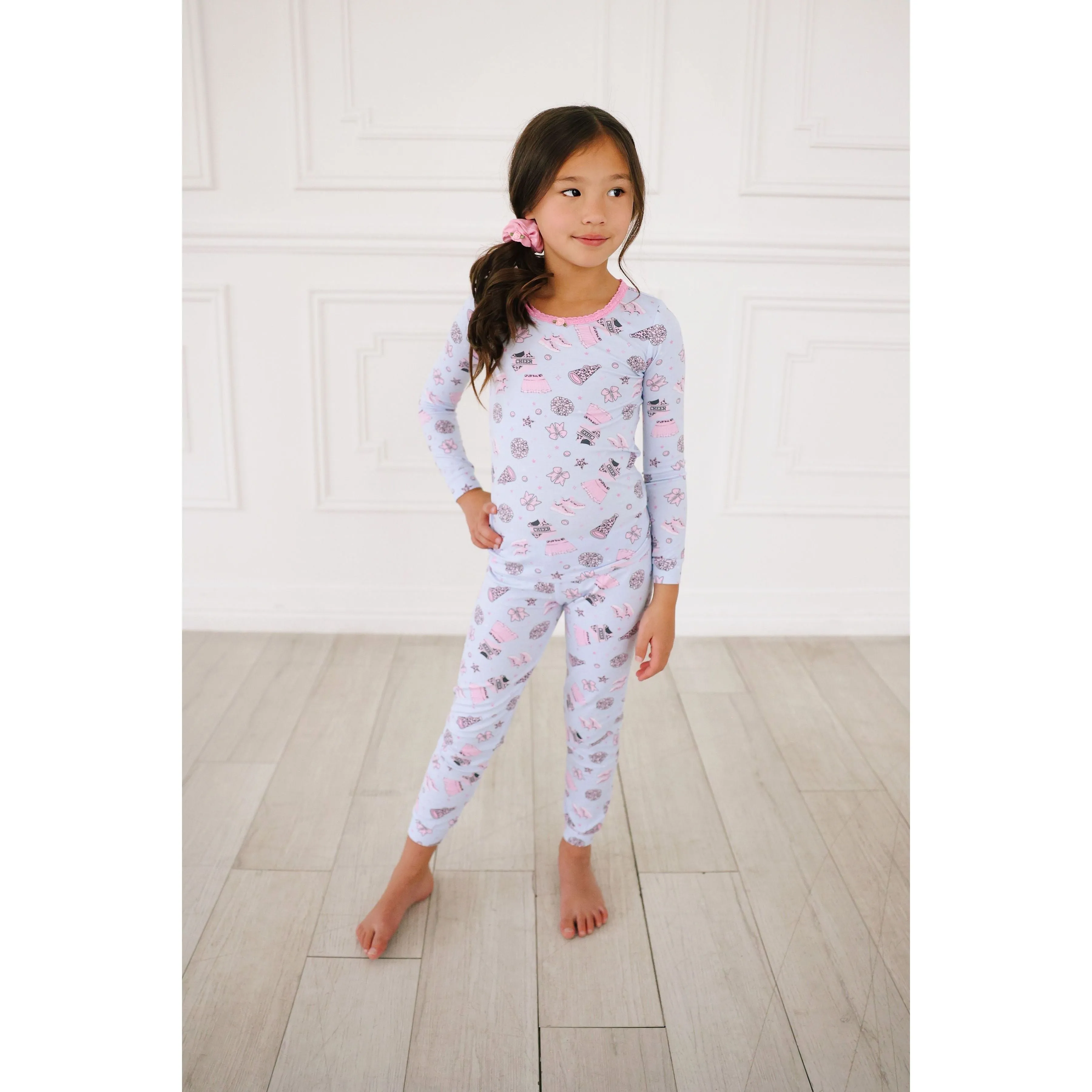 long sleeve pajama set | cheer