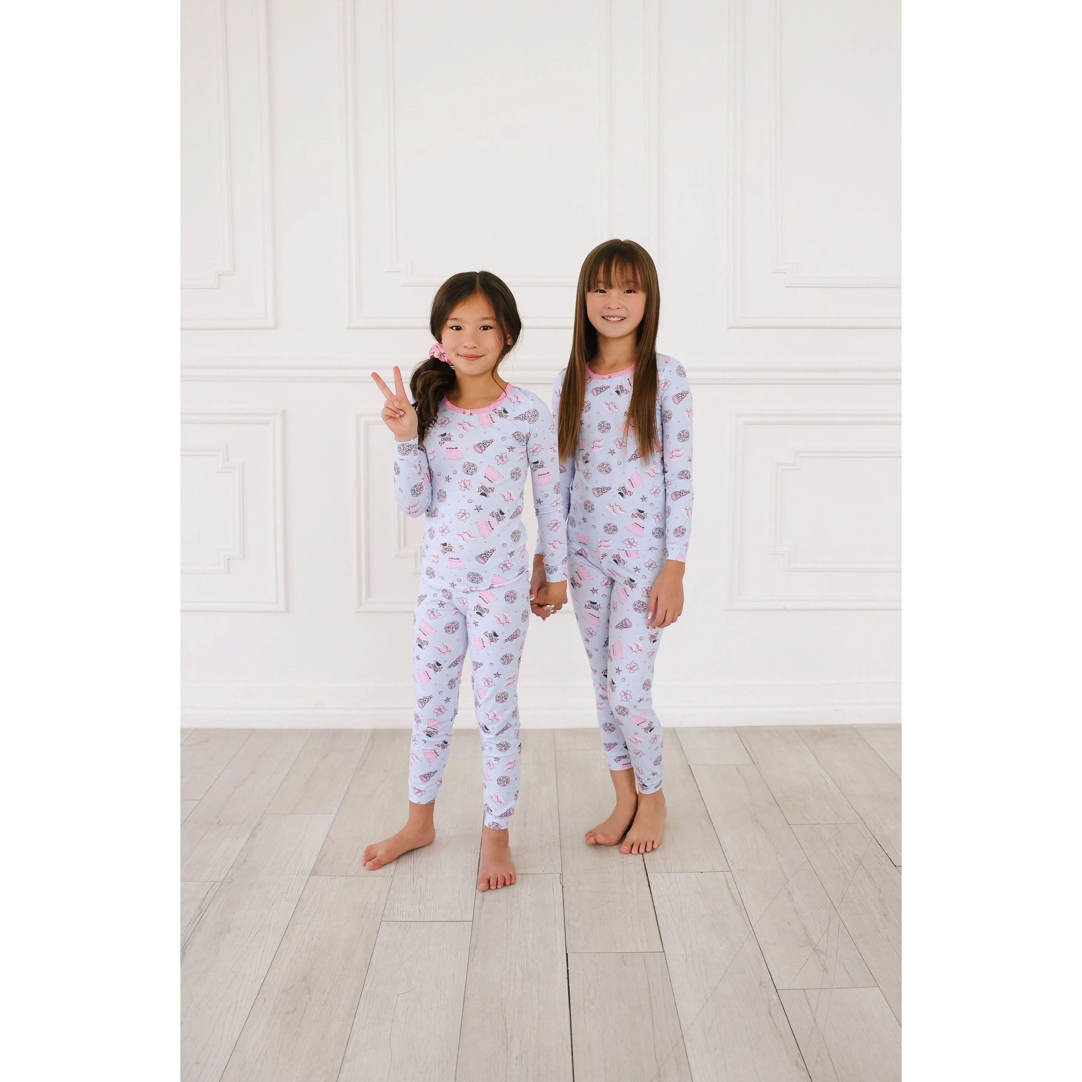 long sleeve pajama set | cheer