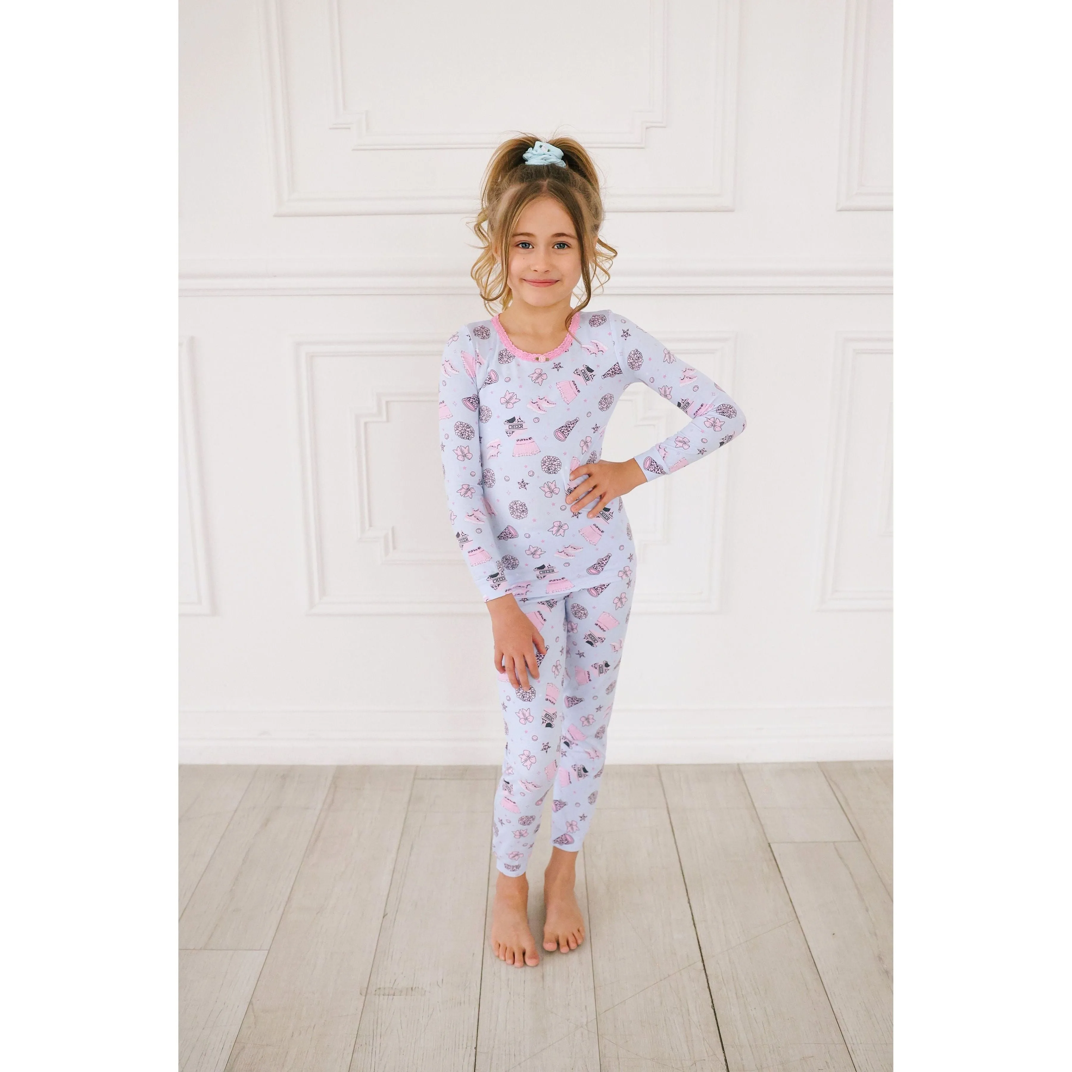 long sleeve pajama set | cheer