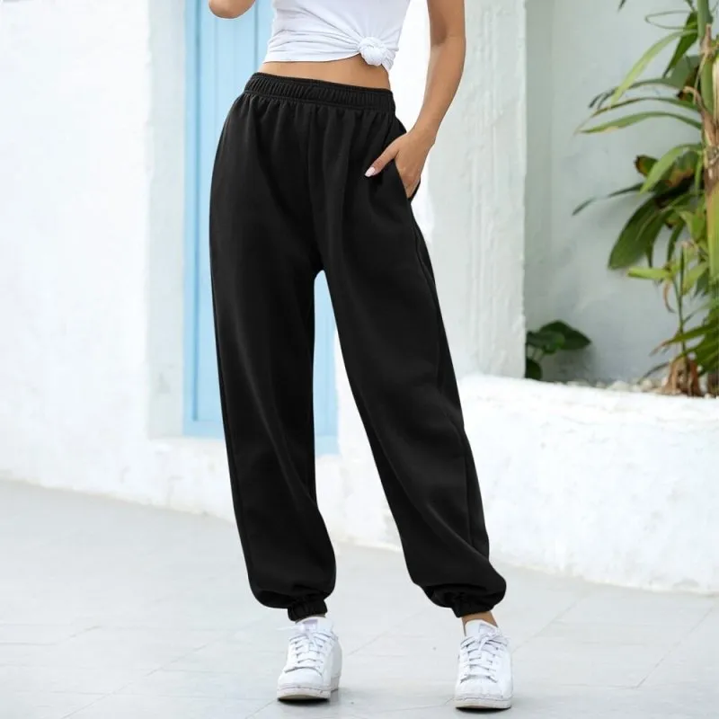 Loose Joggers Wide Leg SweatPants Women Trousers Plus Size Soft High Waist Pants Streetwear Korean Casual Yoga Pant