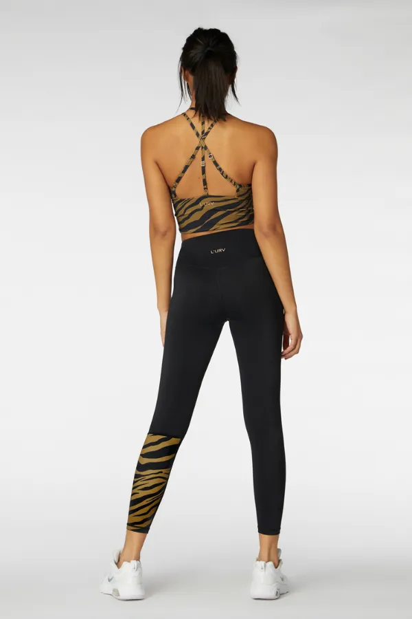 L'urv Activewear | Realign 7/8 Legging - Black