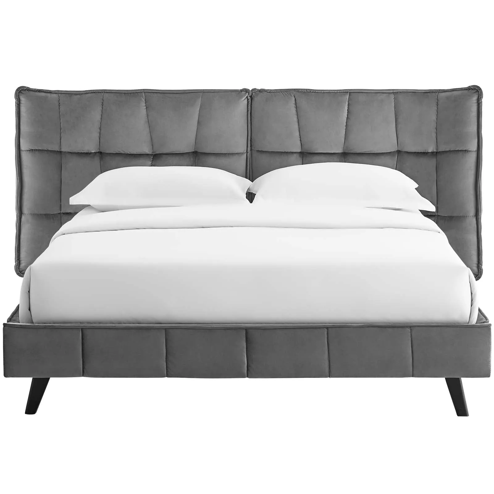 Makenna Performance Velvet Platform Bed