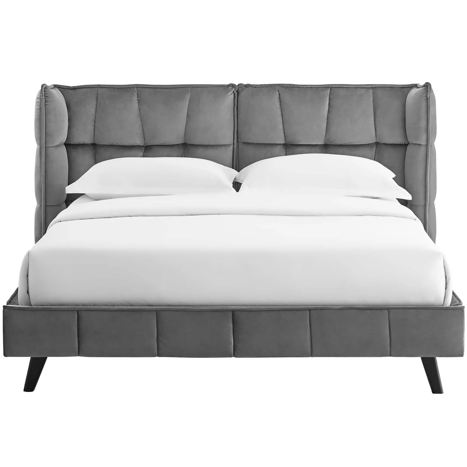 Makenna Performance Velvet Platform Bed