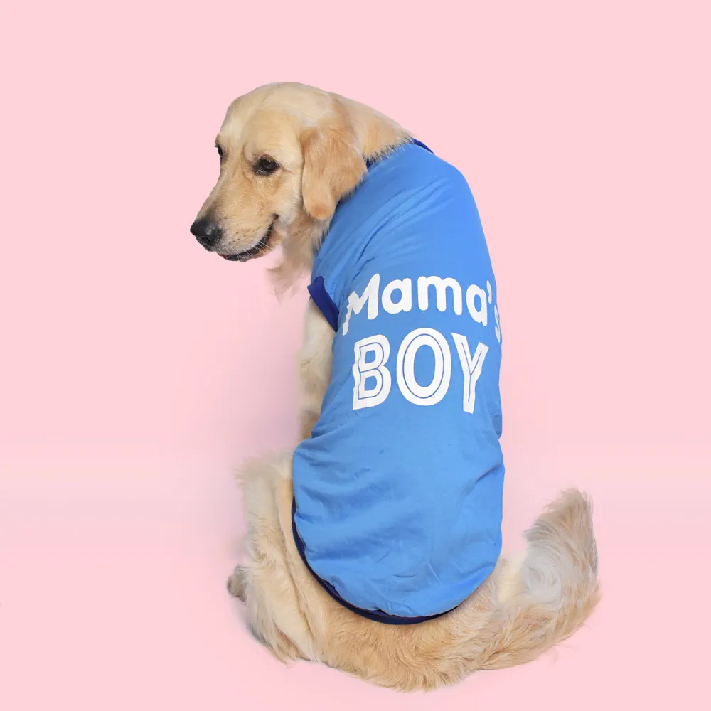 Mama's Boy Dog T-Shirt