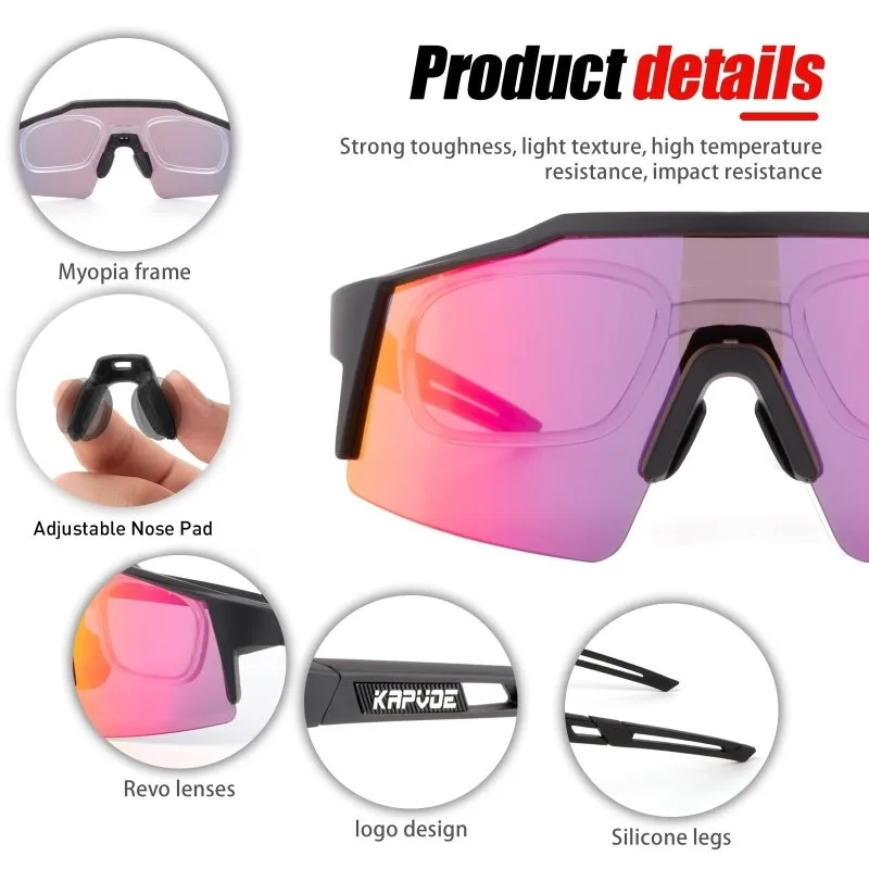 Man Cycling Glasses UV400 Women MTB Bike Glasses Bicycle Running Fishing Sports Sunglasses Polarized Cycling Sunglasses Eyewear