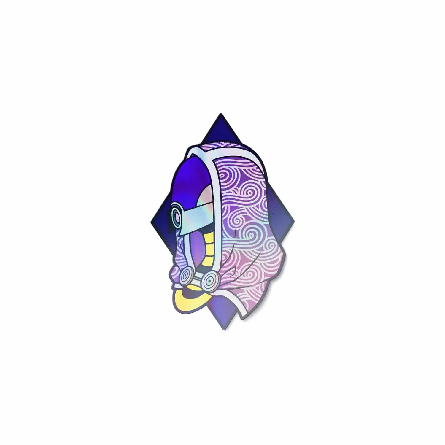 Mass Effect - Tali'Zorah Portrait Holographic Sticker