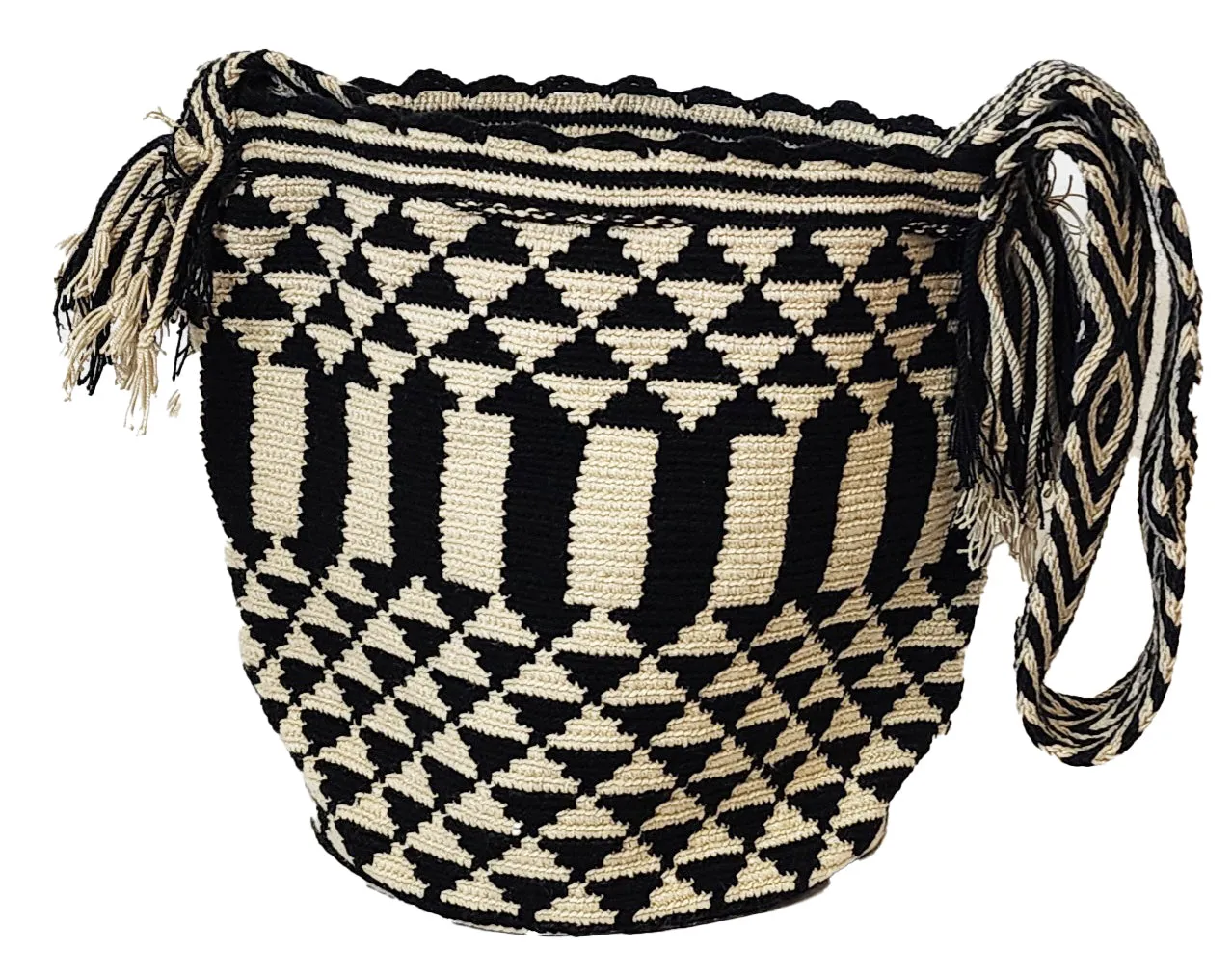 Meadow Large Handmade Wayuu Mochila bag