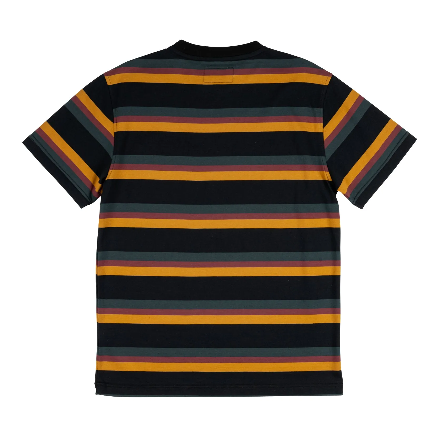 Medius Stripe Short Sleeve Knit - Black