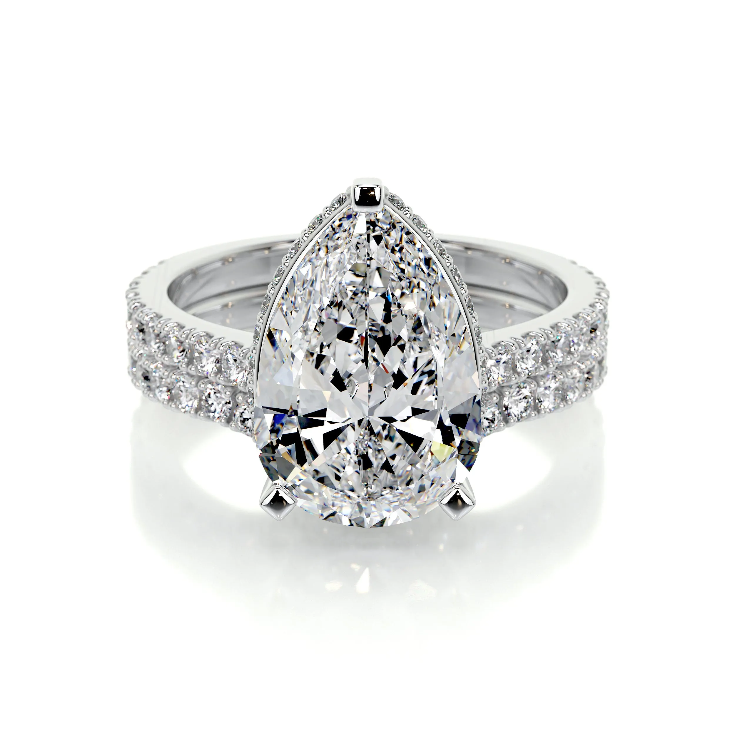 Mia Lab Grown Diamond Bridal Set -18K White Gold