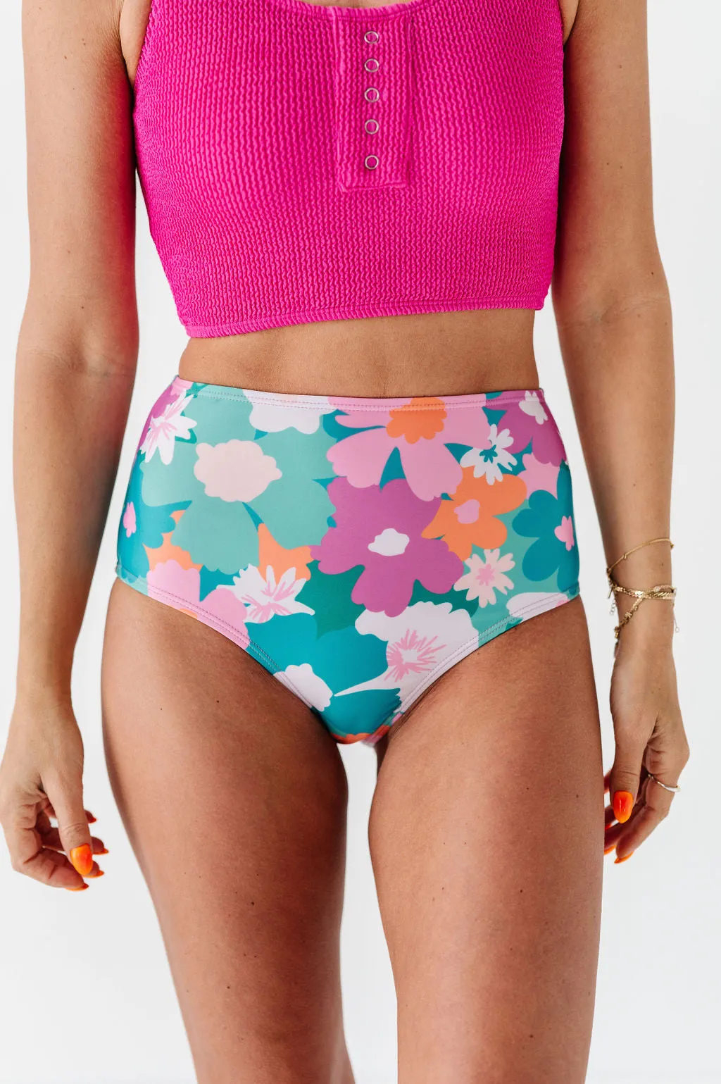 Mid Rise Bottoms in Oasis Floral