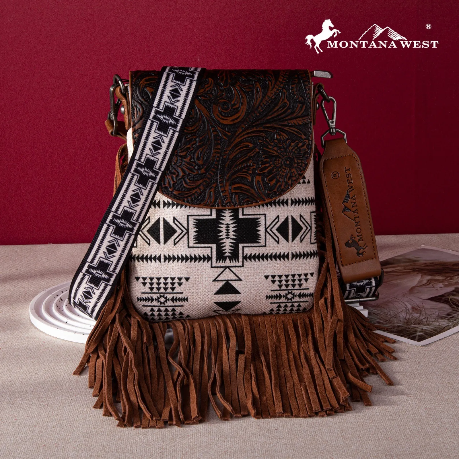 Montana West Aztec Collection Crossbody Bag