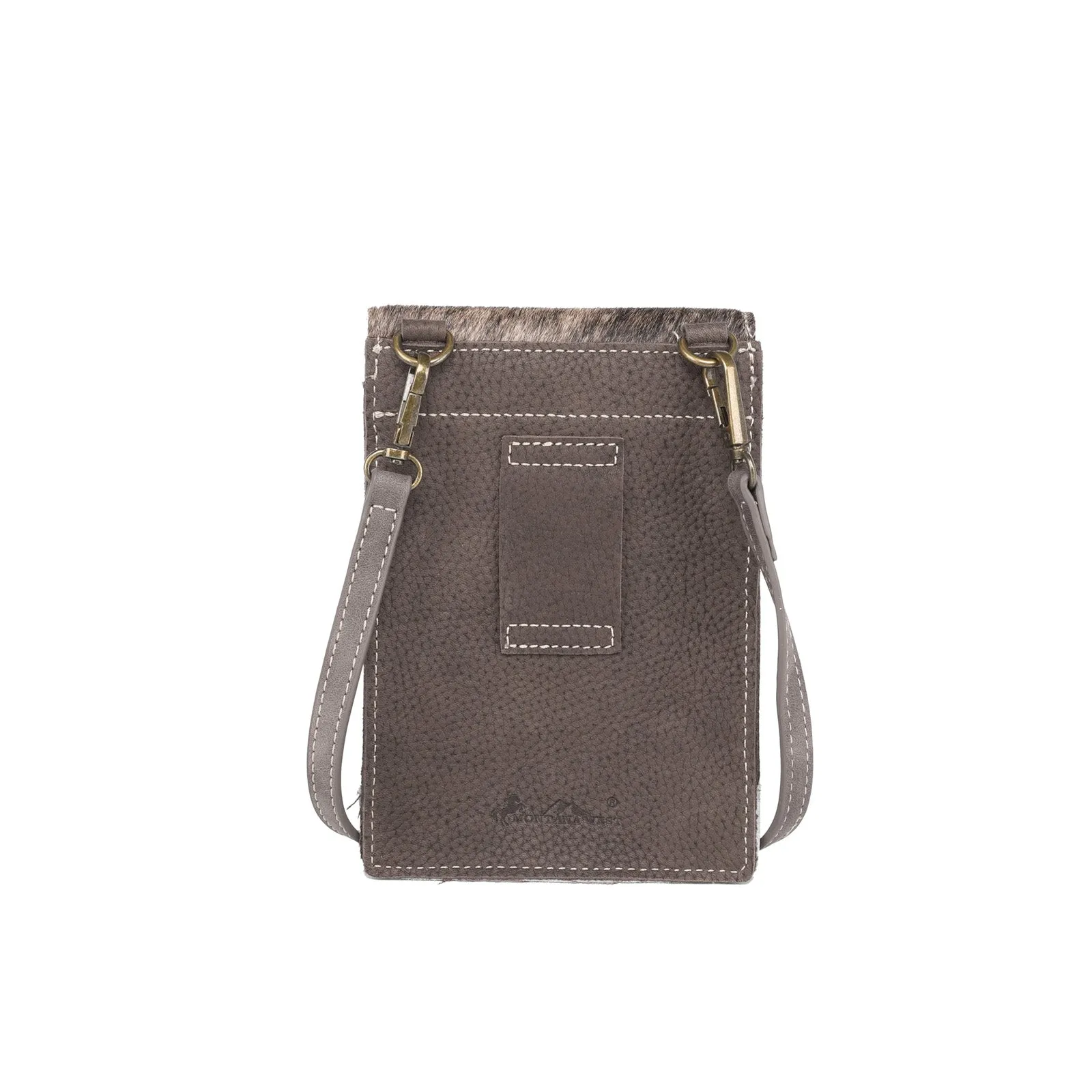 Montana West Hair-On Genuine Cowhide Belt Loop Multi-function Crossbody Phone Holster Pouch