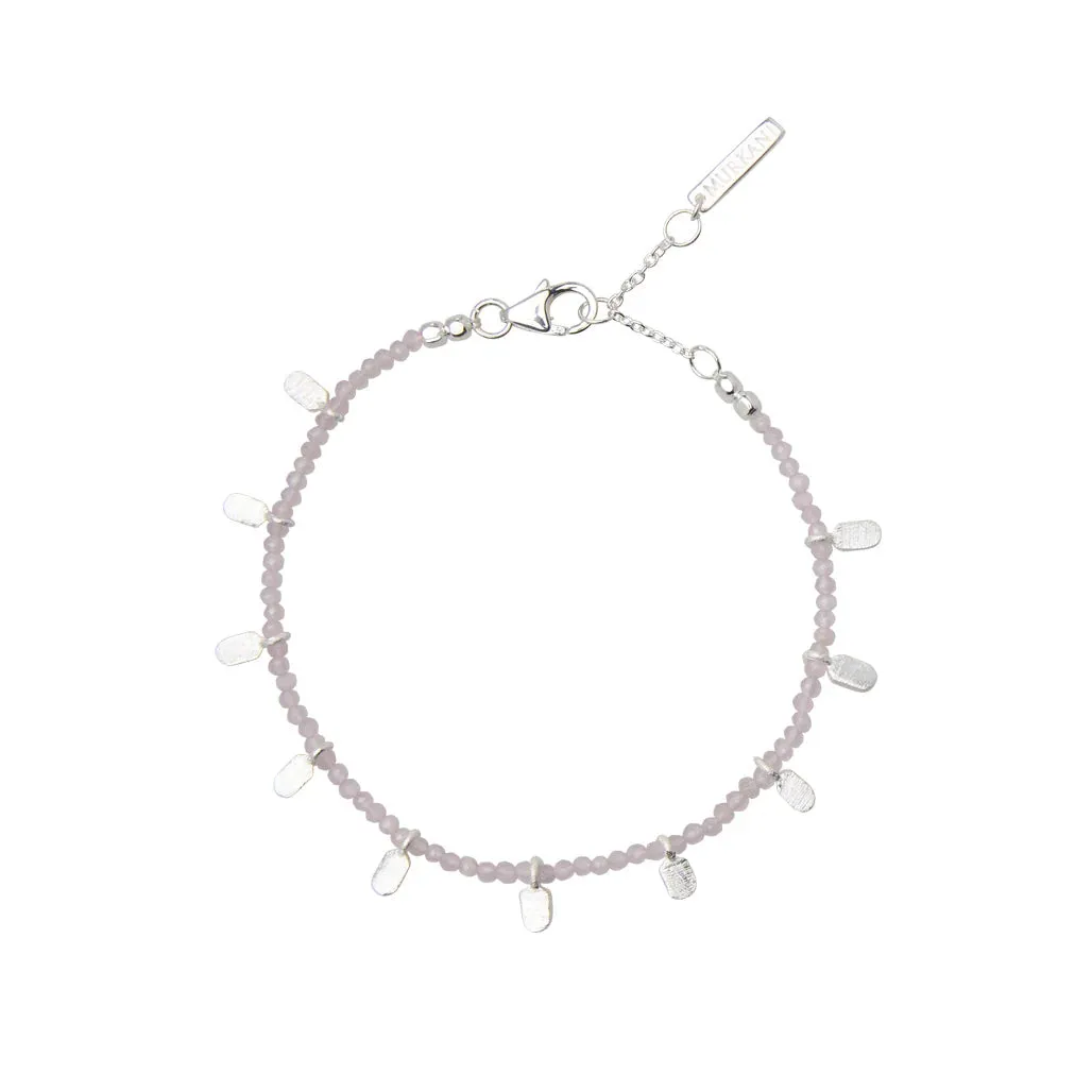 MURKANI Rose Quartz Bracelet SILVER