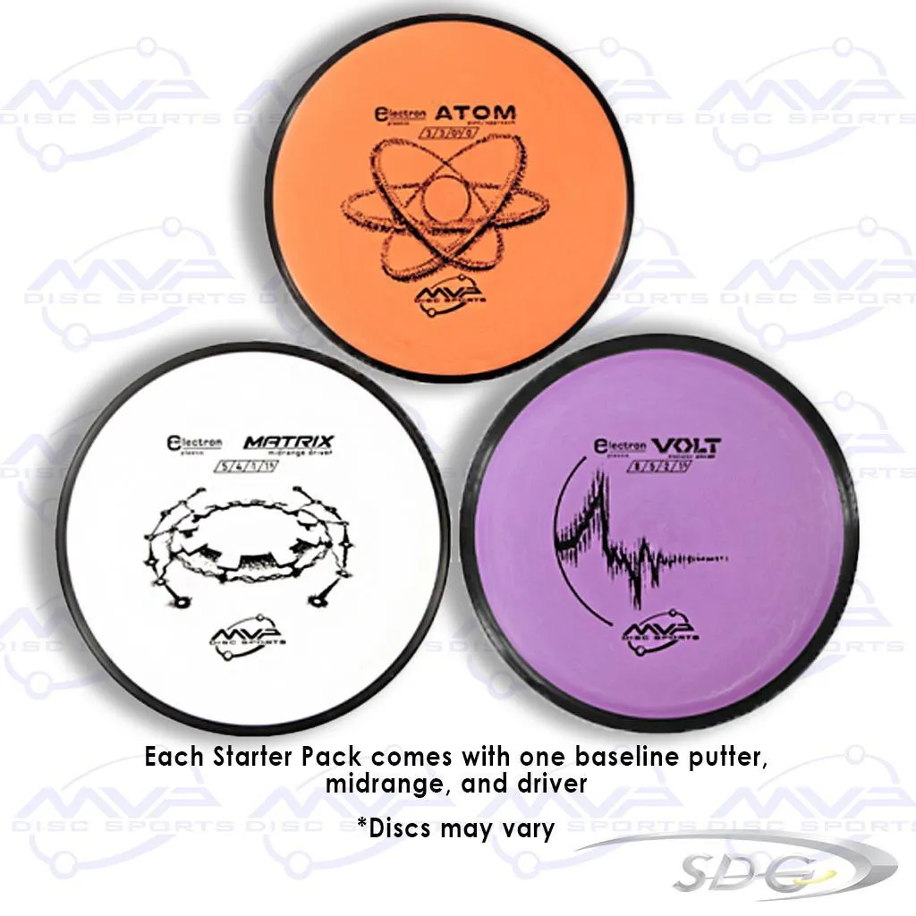 MVP Electron 3 Disc Boxed Disc Golf Starter Set