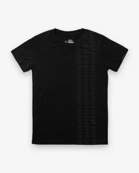 Nakoa Tee - Black Wolf • Poly/Cotton