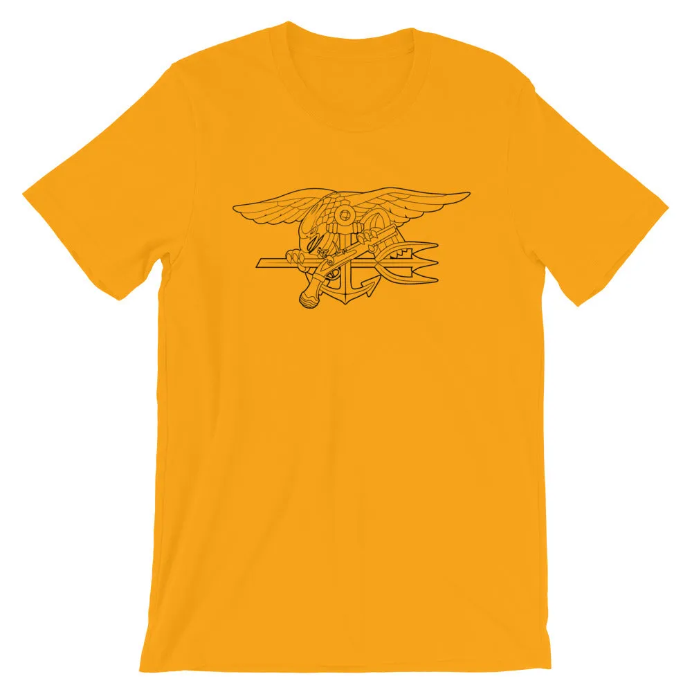 Navy SEALs Trident outline Short-Sleeve Unisex T-Shirt