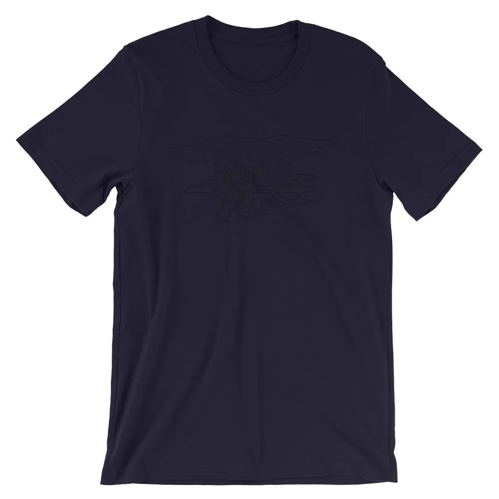 Navy SEALs Trident outline Short-Sleeve Unisex T-Shirt