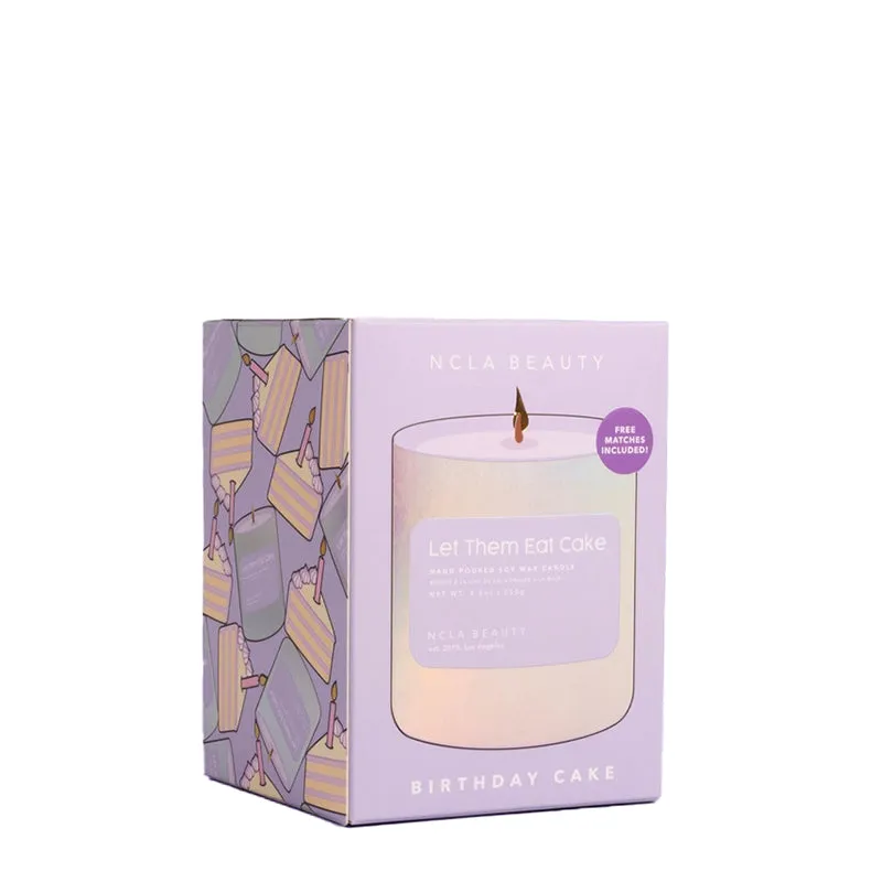 NCLA BEAUTY | Let Them Eat Cake (Birthday Cake) Soy Wax Candle