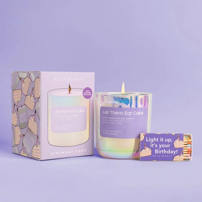 NCLA BEAUTY | Let Them Eat Cake (Birthday Cake) Soy Wax Candle