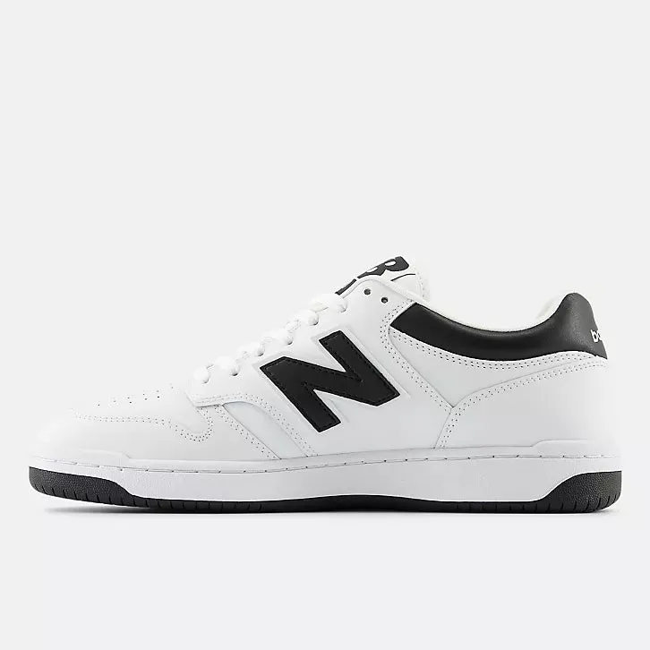 New Balance BB480LBK White Black