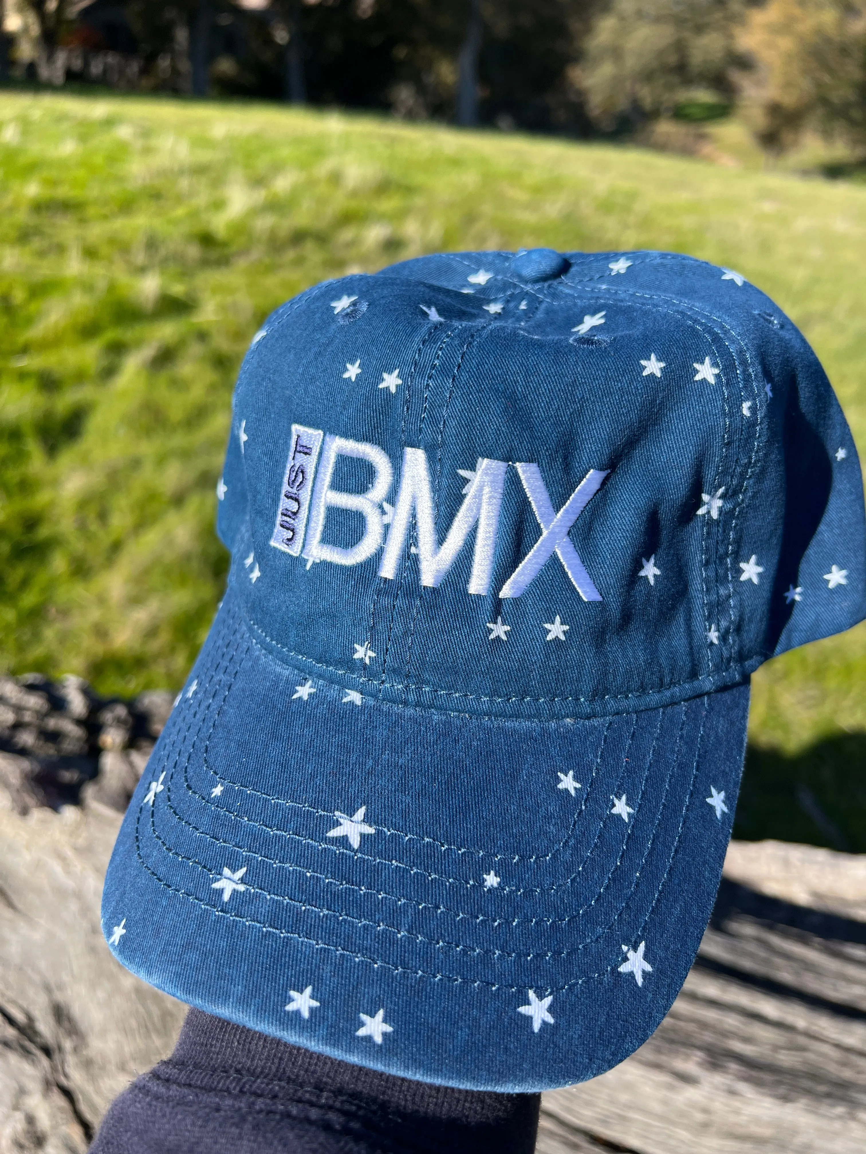 New Fashion Print Hat with Just BMX Embroidered Logo