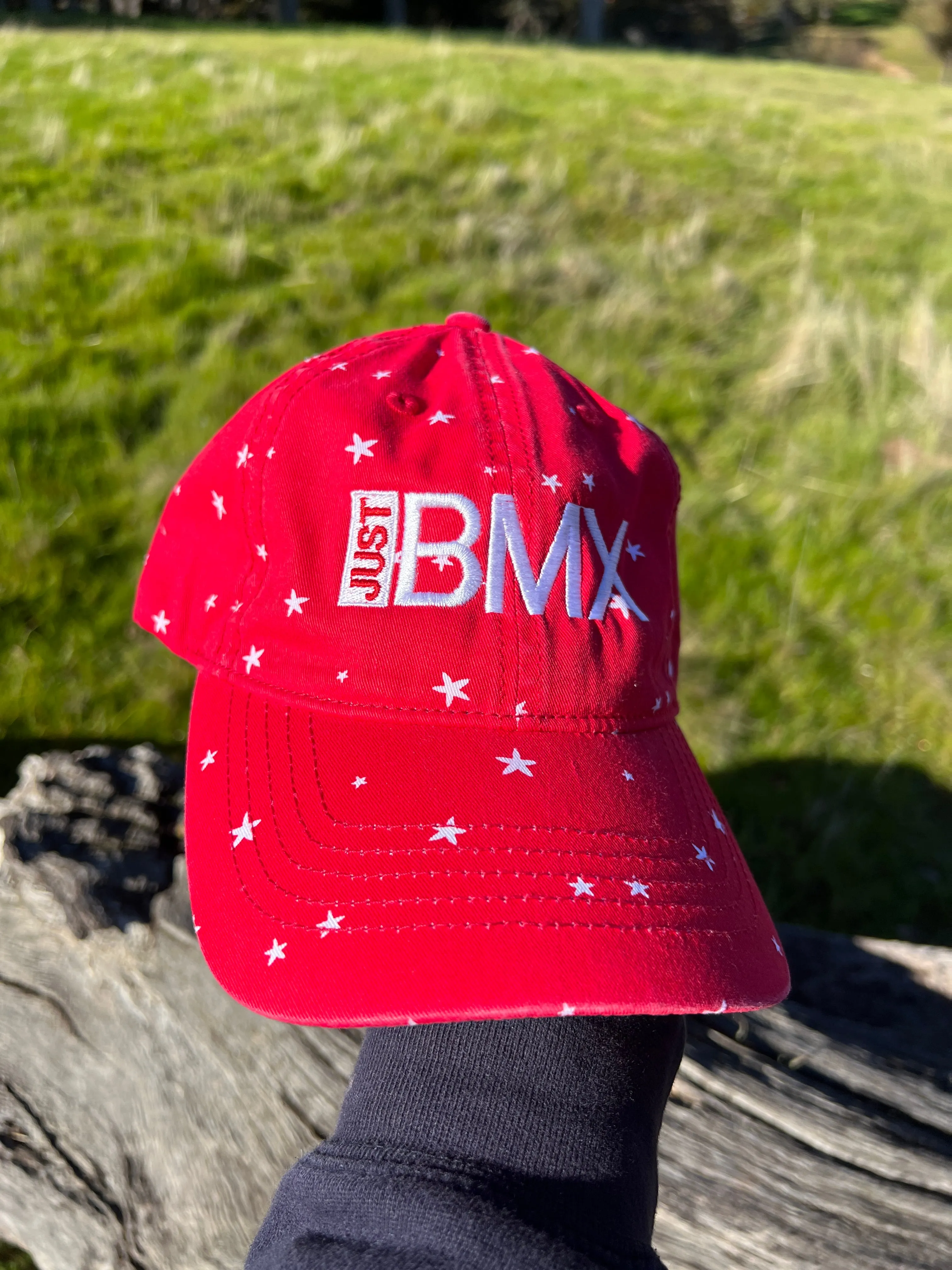 New Fashion Print Hat with Just BMX Embroidered Logo