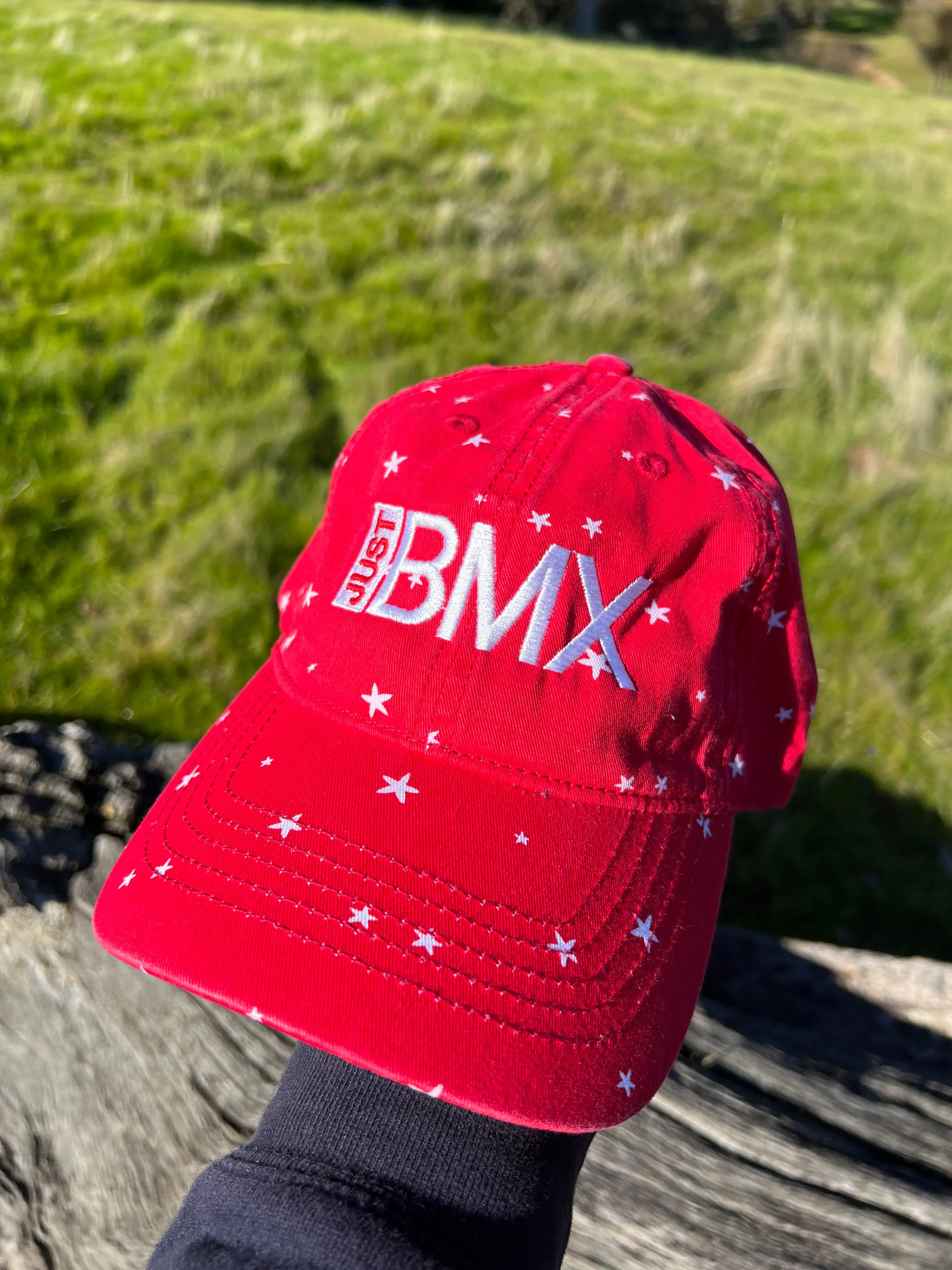 New Fashion Print Hat with Just BMX Embroidered Logo