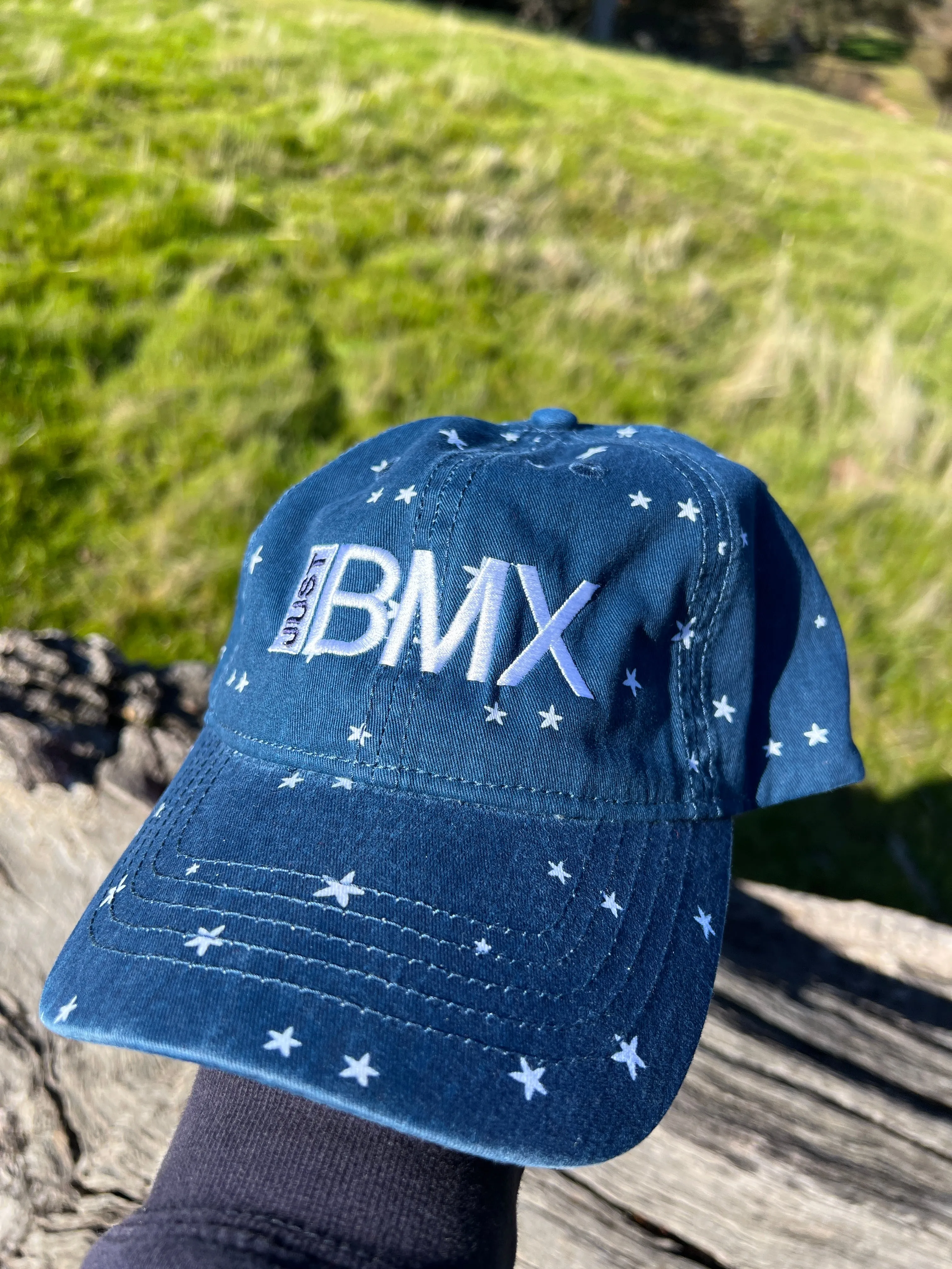 New Fashion Print Hat with Just BMX Embroidered Logo