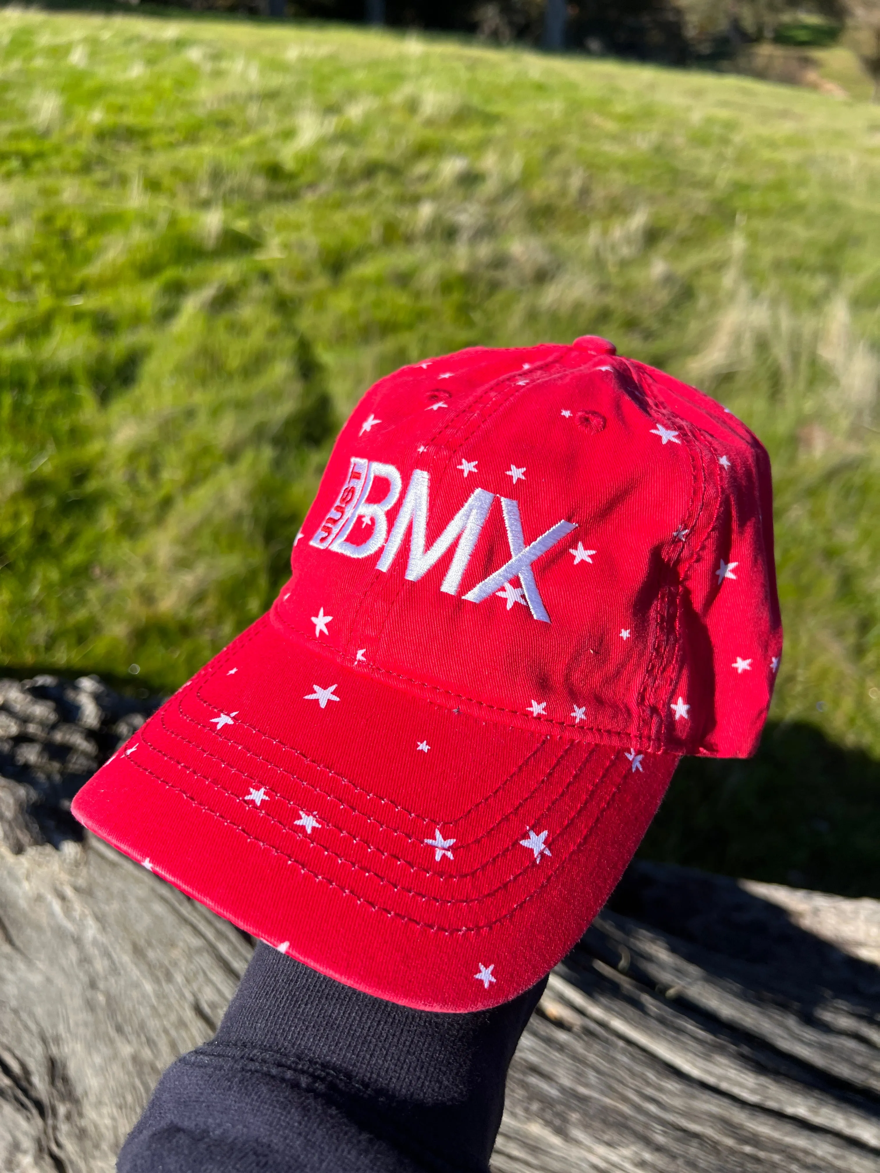 New Fashion Print Hat with Just BMX Embroidered Logo