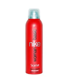 Nike Basic Scarlet Red EDT Deodorant for Women 200ml