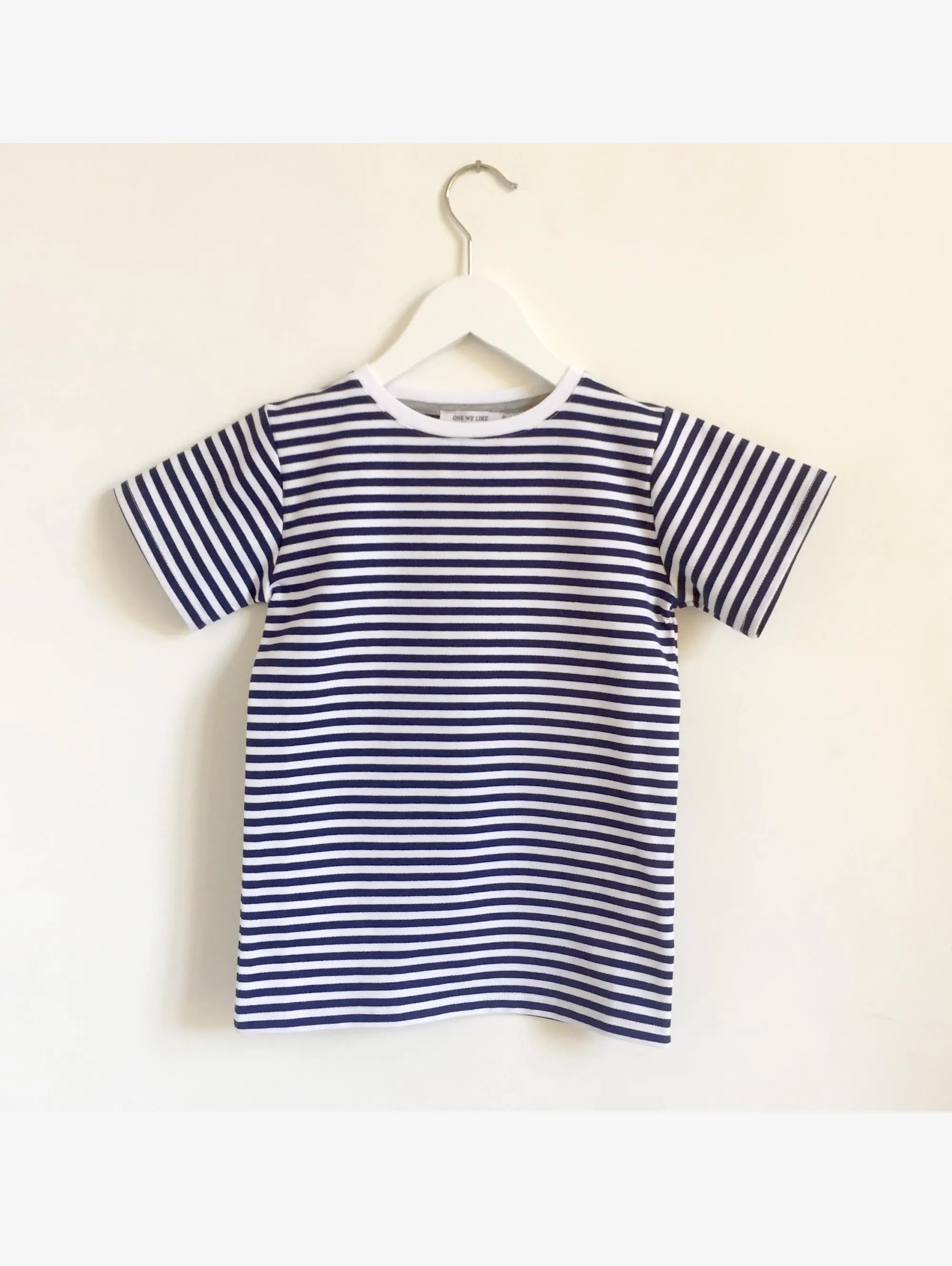 ONE SS STRIPE BLUE / WHITE