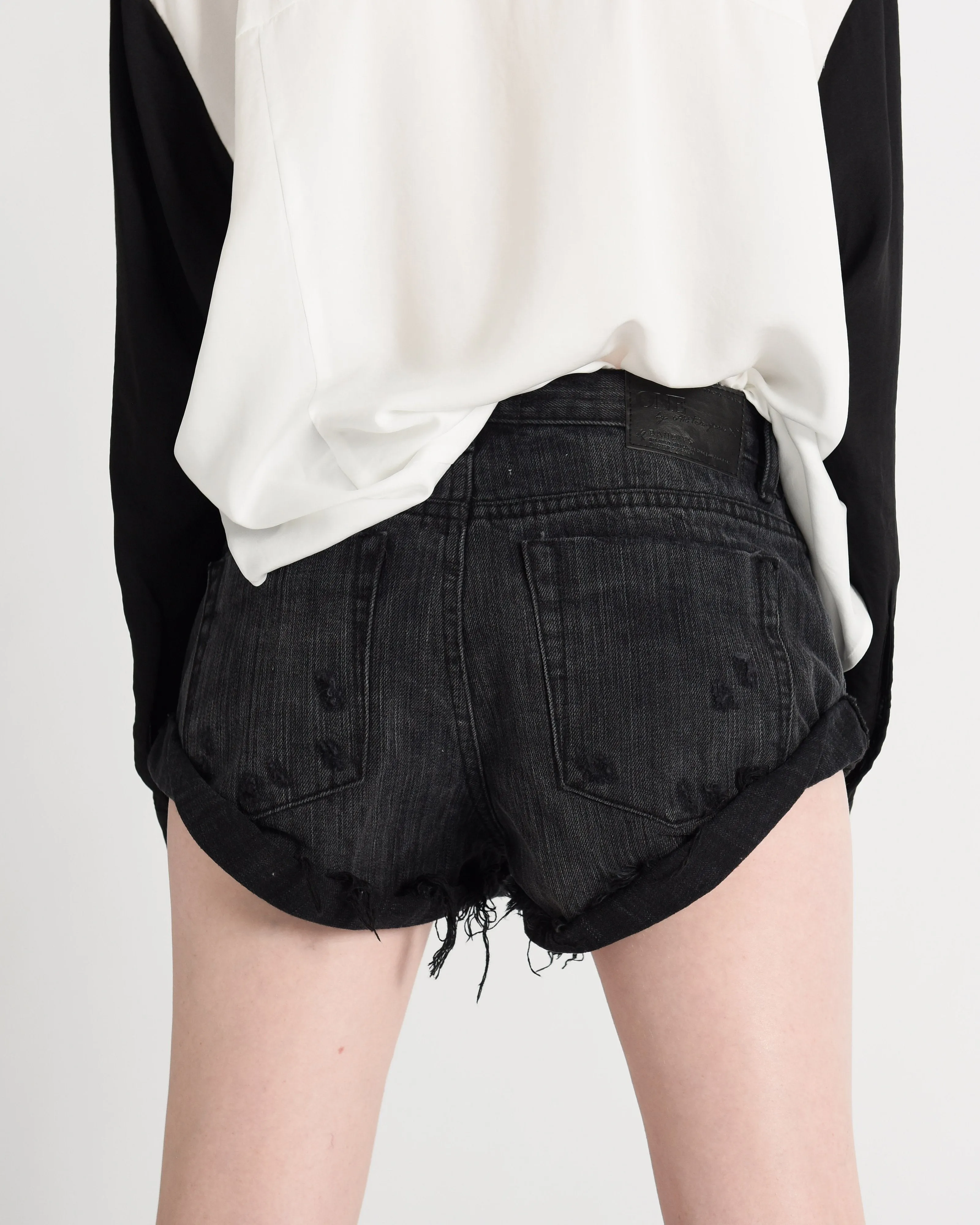 One Teaspoon Volcanic Bandits Denim Shorts