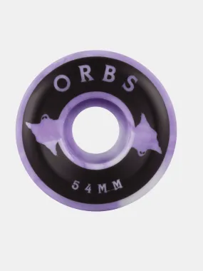 Orbs Wheels Specters Swirls - Purple / White