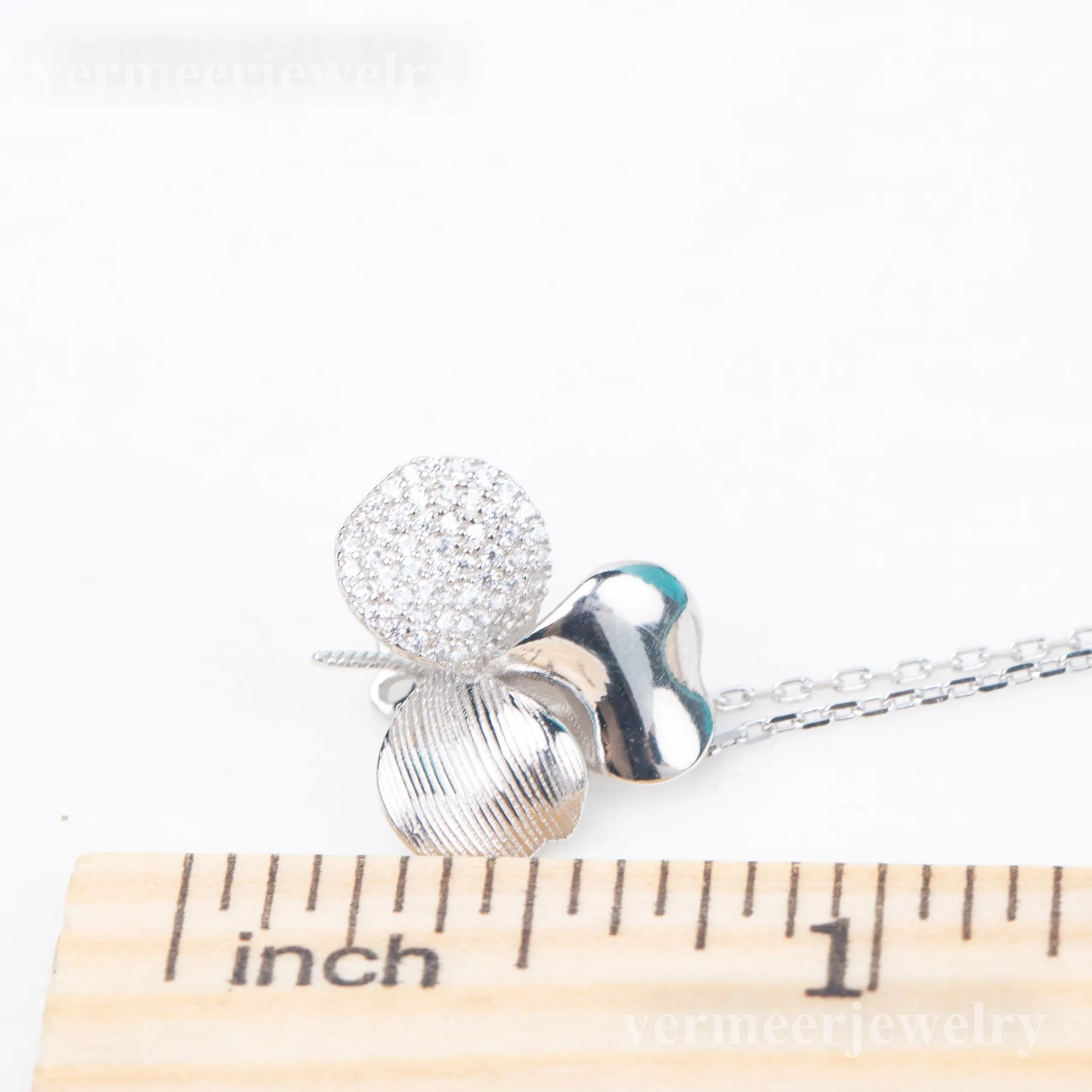 P010969 DIY 6-8mm Natural Freshwater pearl pendant accessory 925 sterling silver engagement jewelry necklace for women