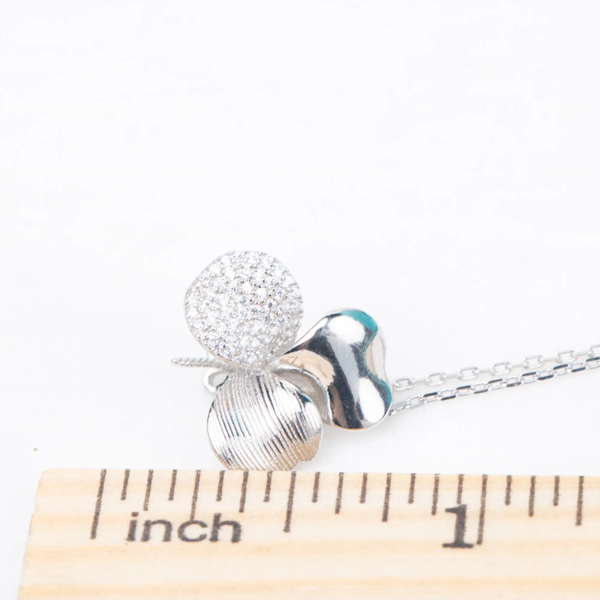 P010969 DIY 6-8mm Natural Freshwater pearl pendant accessory 925 sterling silver engagement jewelry necklace for women